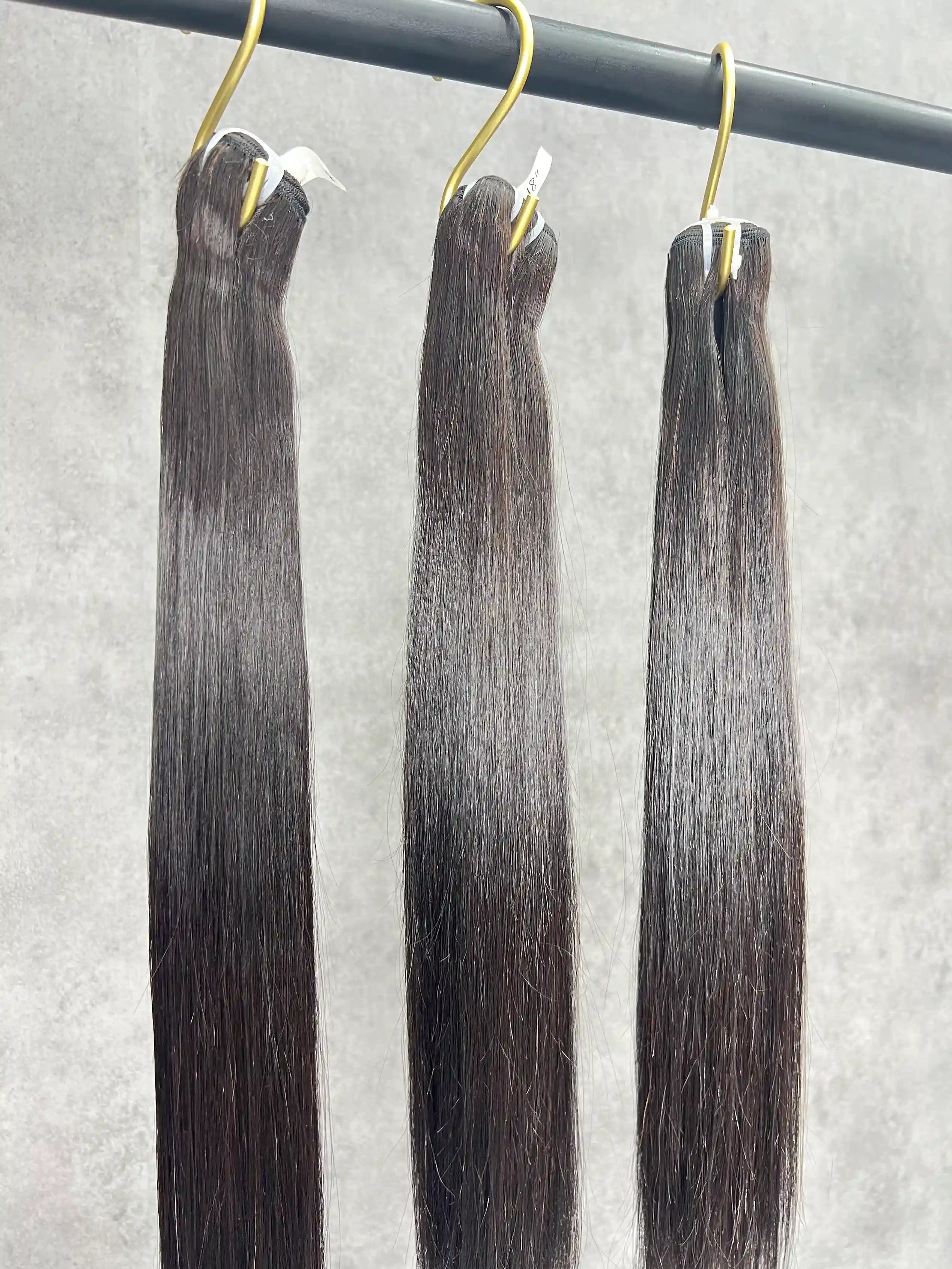 3PCS SDD Vietnamese Bone Straight Color 1B Bundles | 12–26 Inch | Boruihair | 100% Human Hair