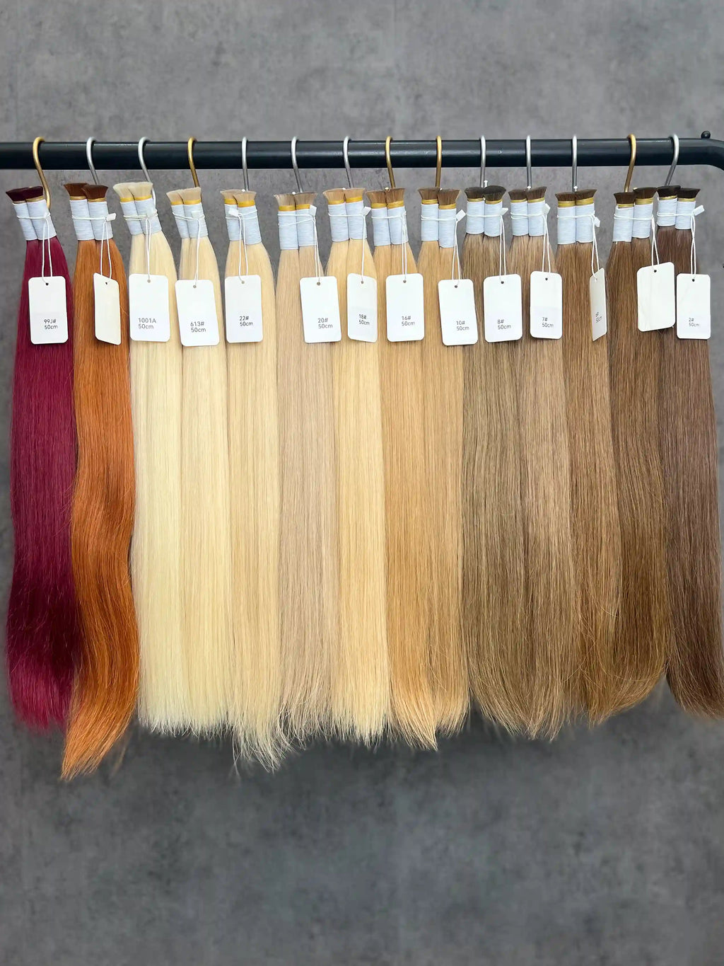 20–26 Inch Solid Color Bulk Vietnamese Straight Human Hair Extensions with Cuticle| Russian Bulk Hair | 100% Human Hair