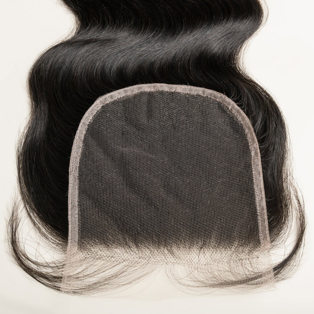 Body Wave Lace 4x4 & 5x5 Closures | 12–22"| 100% Human Hair | Transparent & HD Lace | Boruihair