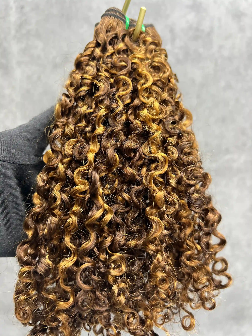 1PC Color P4/27 Pixie Curly SDD Hair Bundles | 12–30 Inch | Boruihair | 100% Human Hair