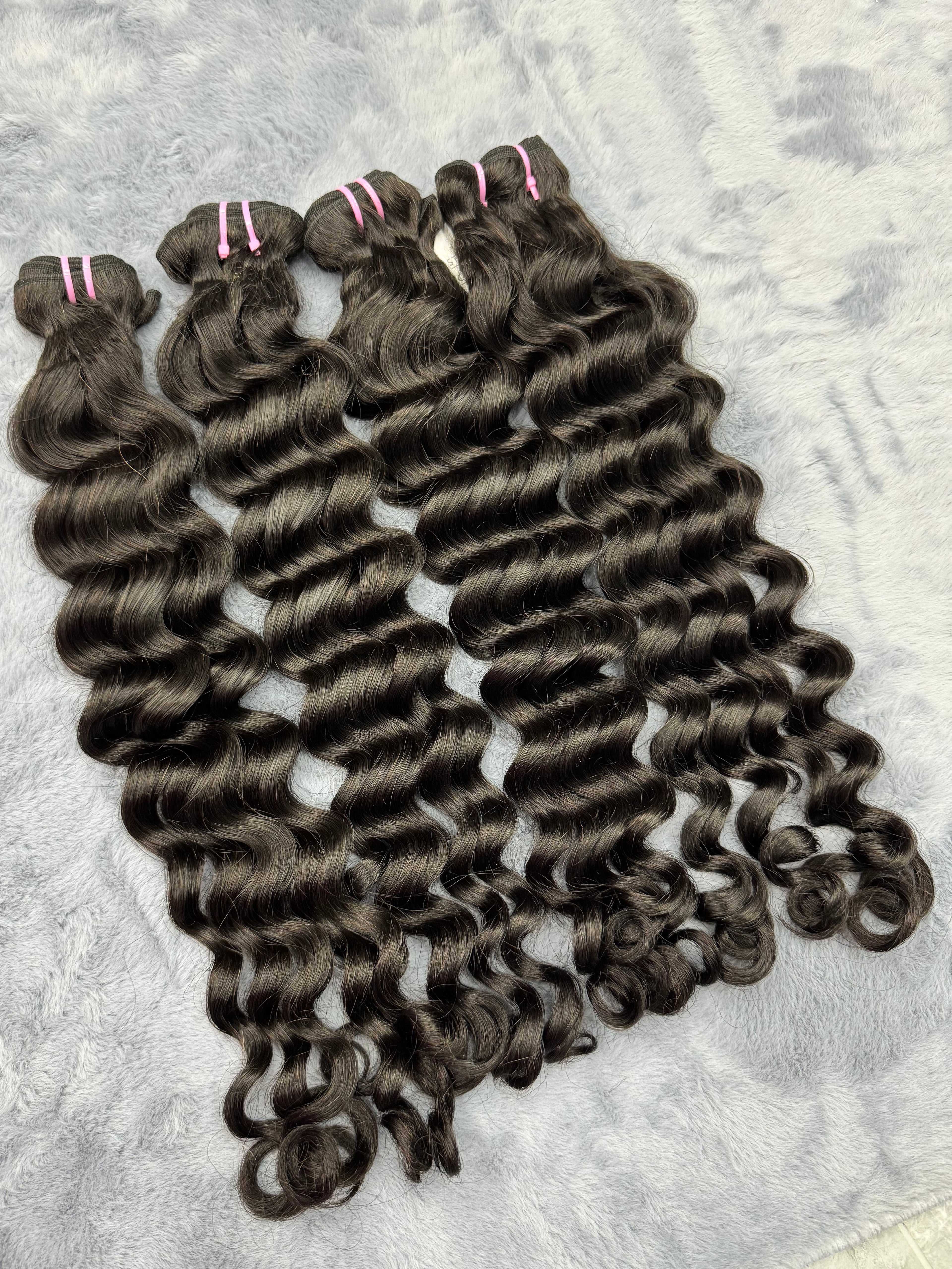 4PCS Loose Deep Top Vrigin Hair Bundles | 12–30 Inch |Boruihair | 100% Human Hair