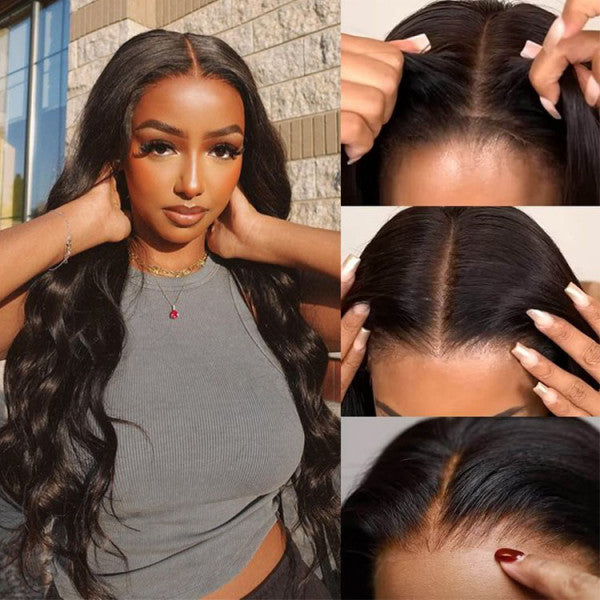 Pre Bleached Knots 13x6 Wavy Glueless Lace Wig | HD Lace & Transparent Lace | 200% & 250% Density | Boruihair 100% Human Hair