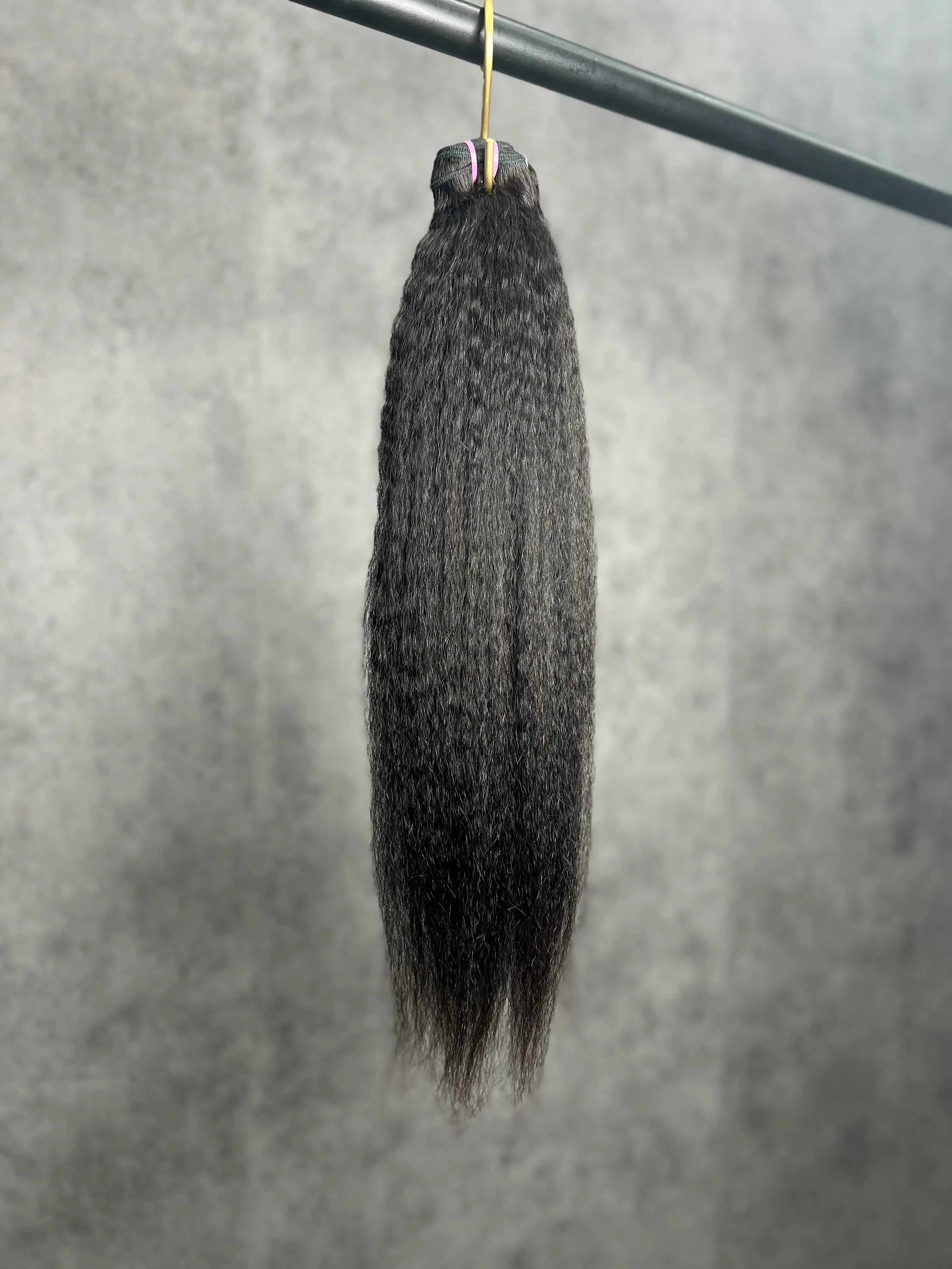 1PC Kinky Straight Top Virgin Hair Bundles | 12–30 Inch |  Boruihair Human Hair