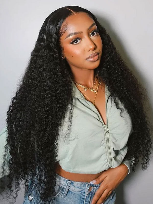 13x6 Kinky Curly Glueless Lace Wig | HD Lace & Transparent Lace | 200% & 250% Density | Boruihair 100% Human Hair