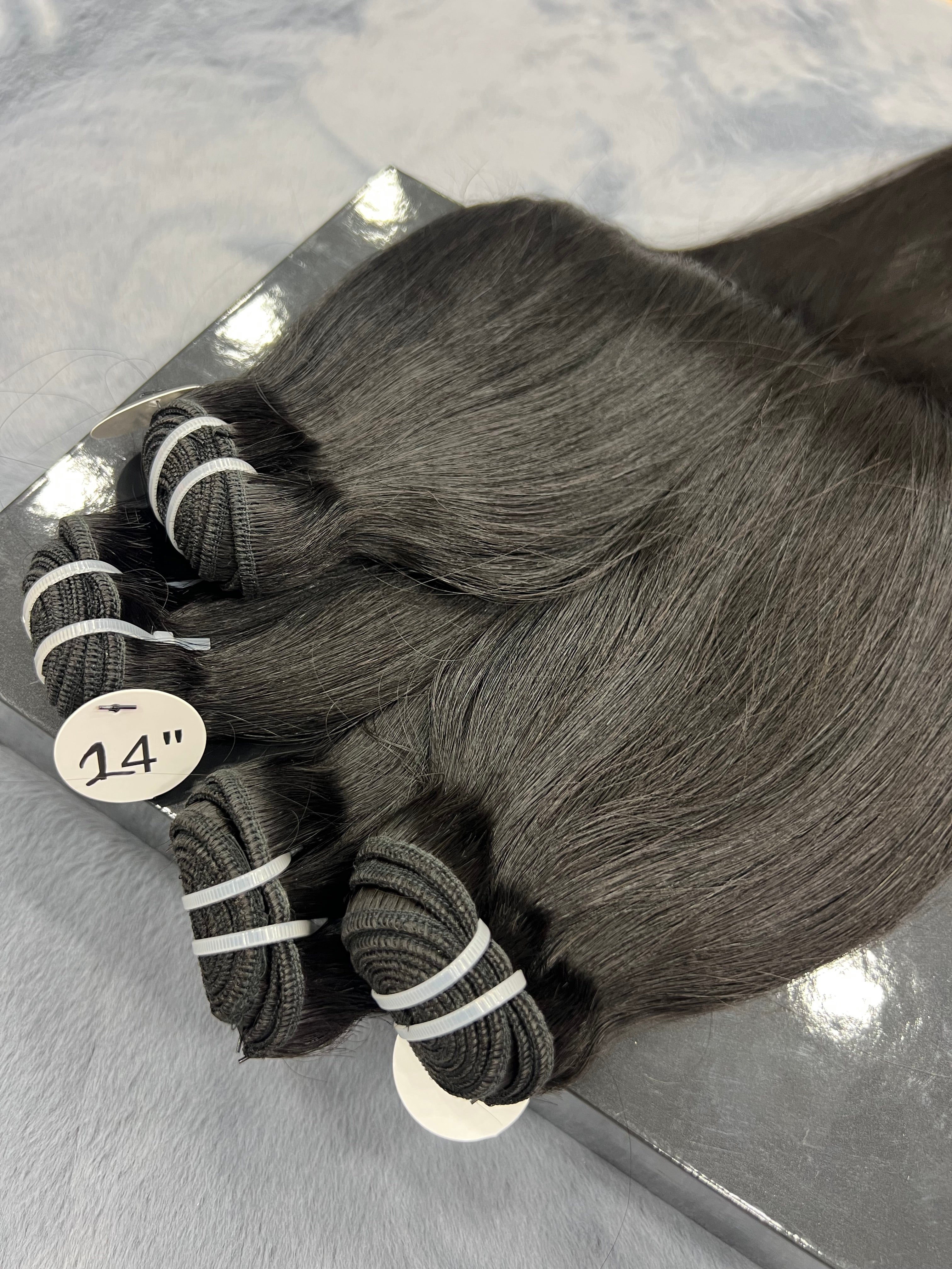 3PCS Straight Top Raw Hair Bundles | 12–30 Inch | Boruihair | 100% Human Hair
