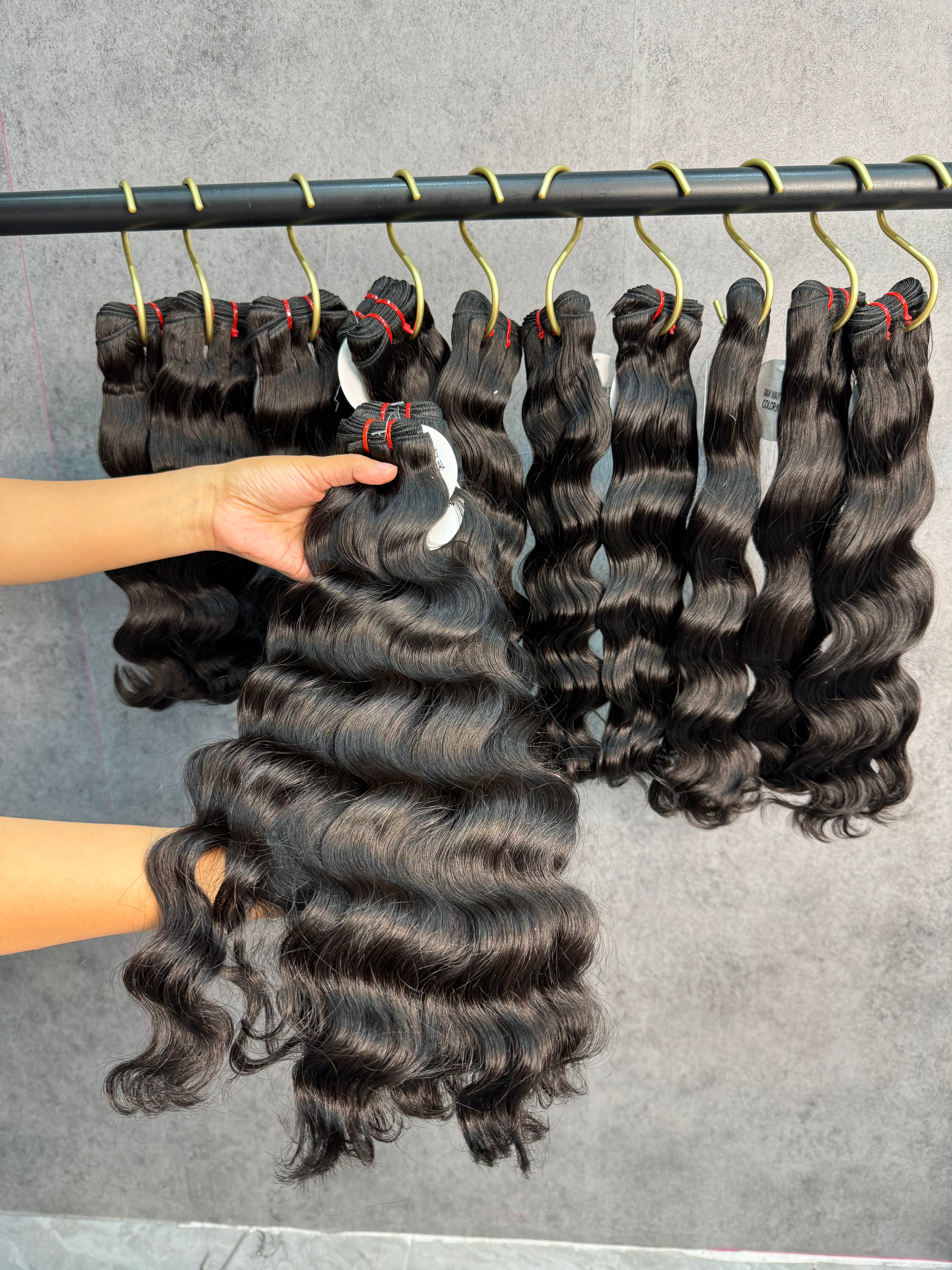 3PCS Indian wavy Top Raw Hair Bundles | 12–40 Inch | Boruihair | 100% Human Hair