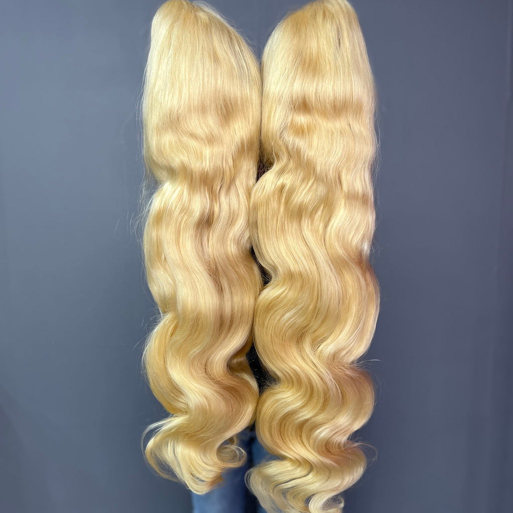 180% Blonde 613# Body Wave HD Lace Color Wig | 4x4,5x5 Closure | 100% Human Hair | Boruihair