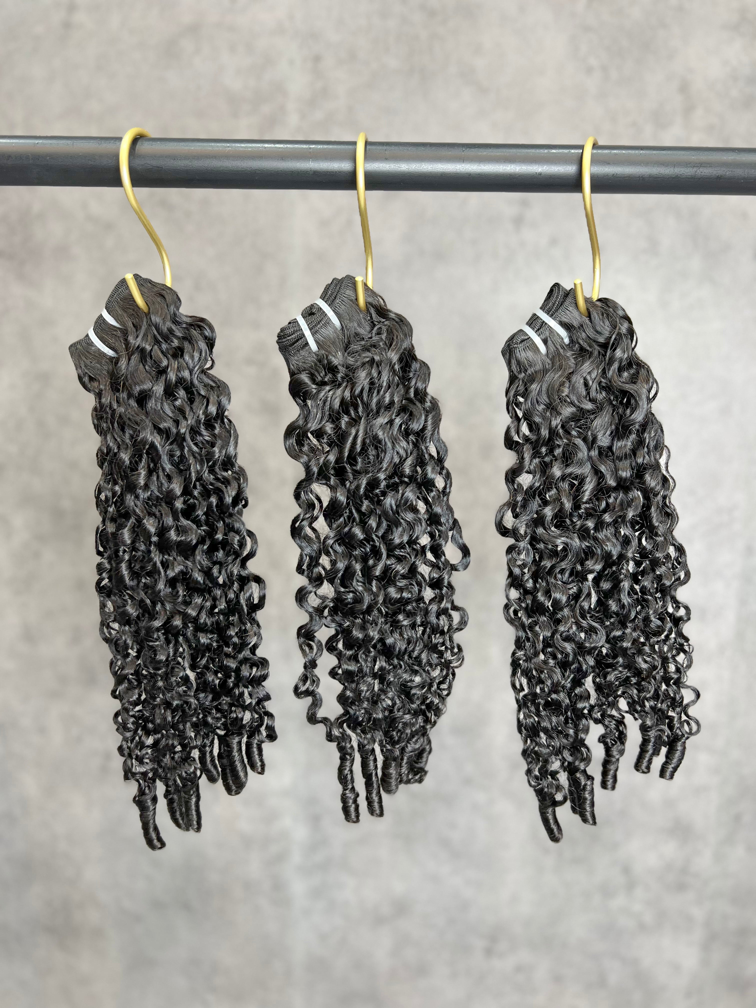 3PCS Spiral Curly Top Virgin Hair Bundles | 12–30 Inch |  Boruihair |  100% Human Hair