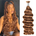 #30 Loose Deep Wave Hair Bulk | Boho Braids | 100% Human Hair | BORUIHAIR