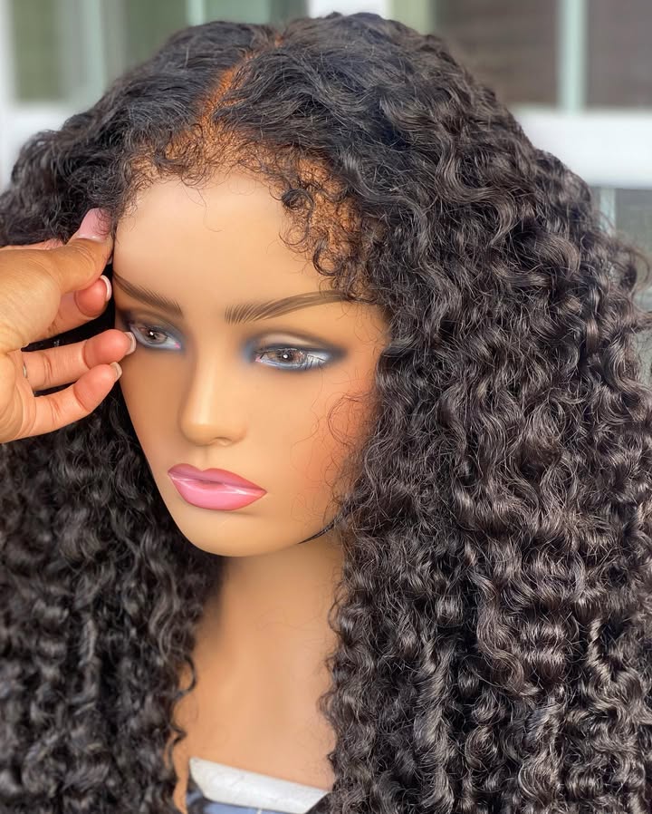 4C Edges Baby Hair Lace Wig | 13x4 & 13x6 HD Lace Frontal Wig| Natural Hairline Burmese Curly Wig