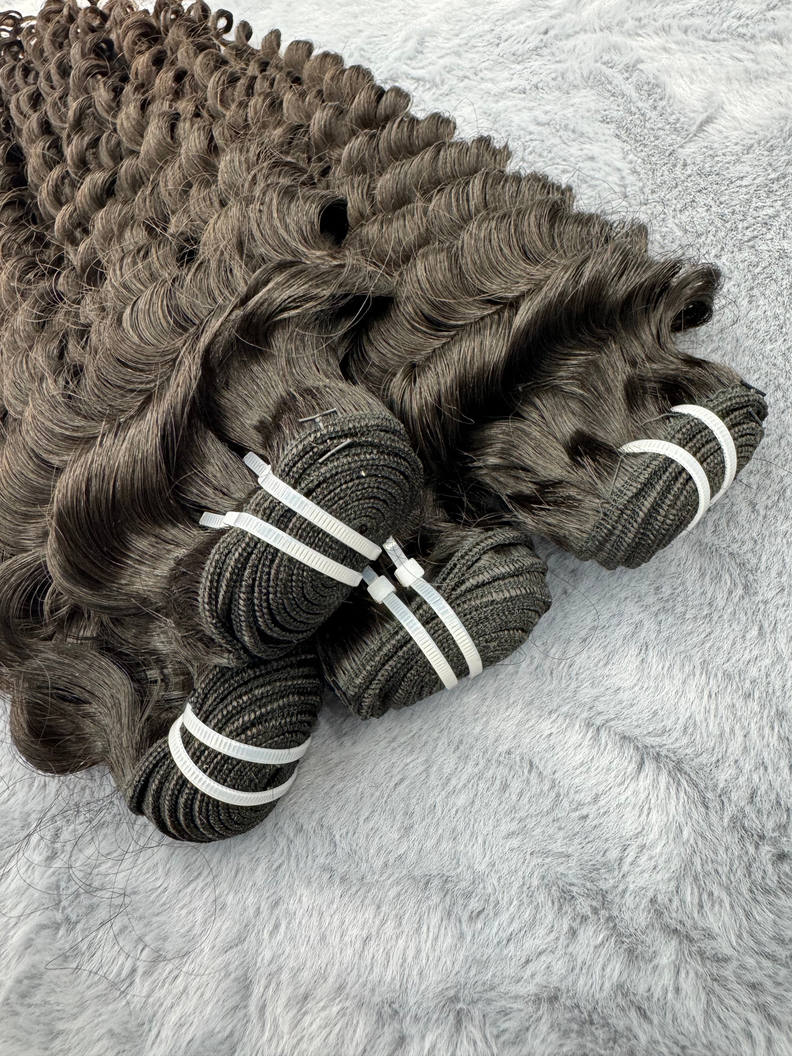 3PCS Deep Wave Top Raw Hair Bundles | 12–30 Inch | Boruihair | 100% Human Hair