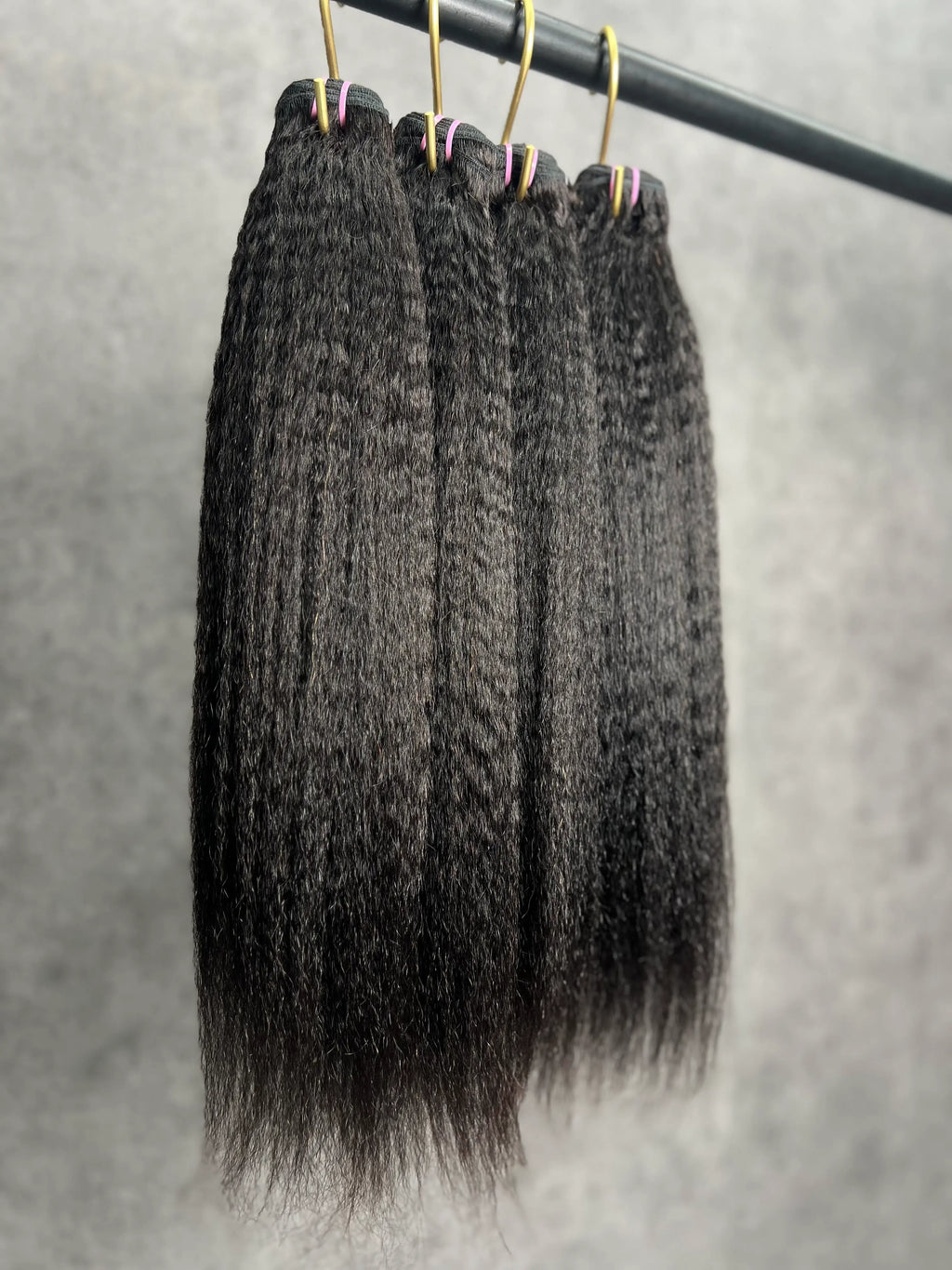 4PCS Kinky Straight Top Vrigin Hair Bundles | 12–30 Inch | Boruihair | 100% Human Hair