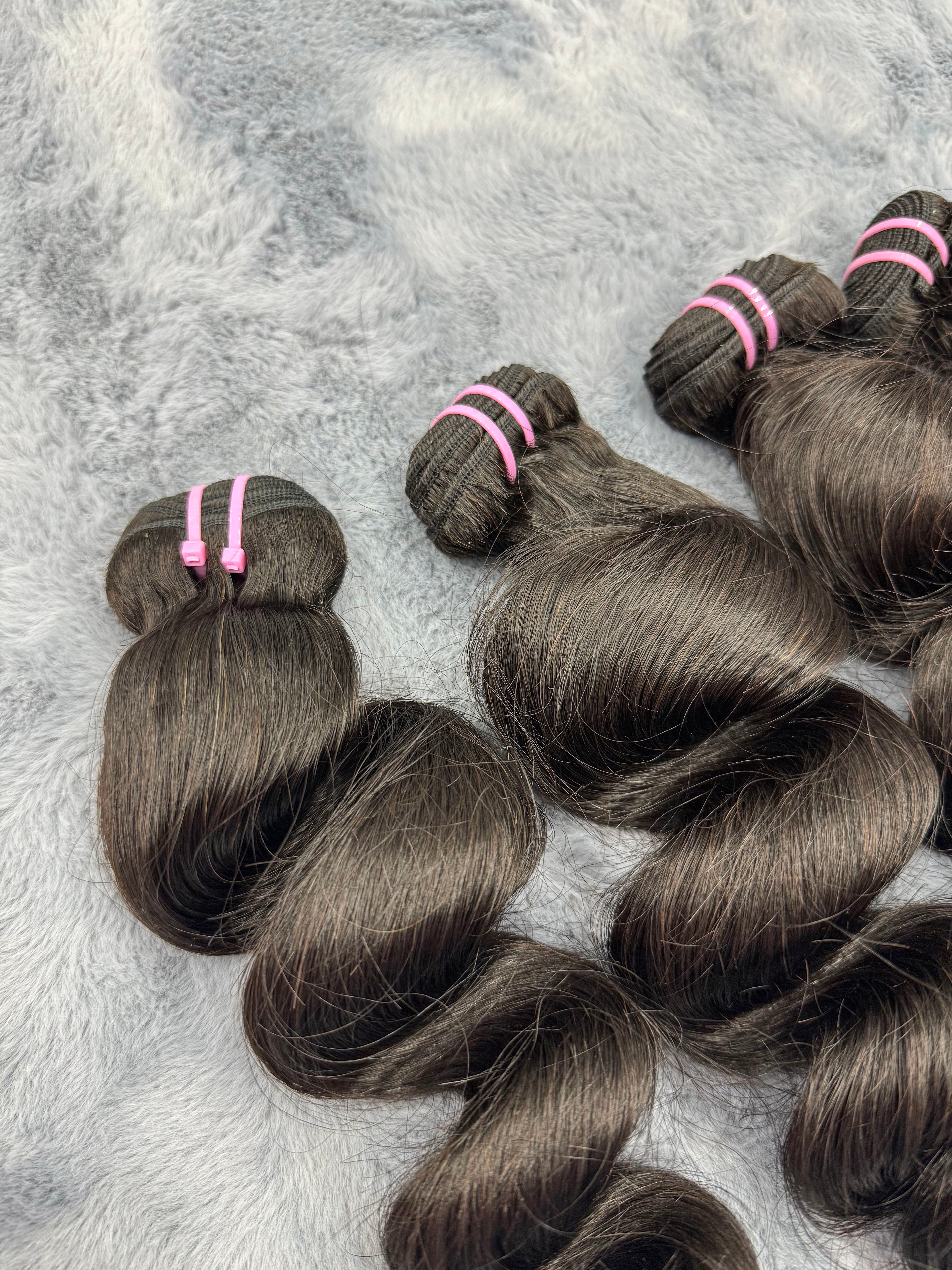 4PCS Loose Wave Top Vrigin Hair Bundles | 12–30 Inch | Boruihair | 100% Human Hair