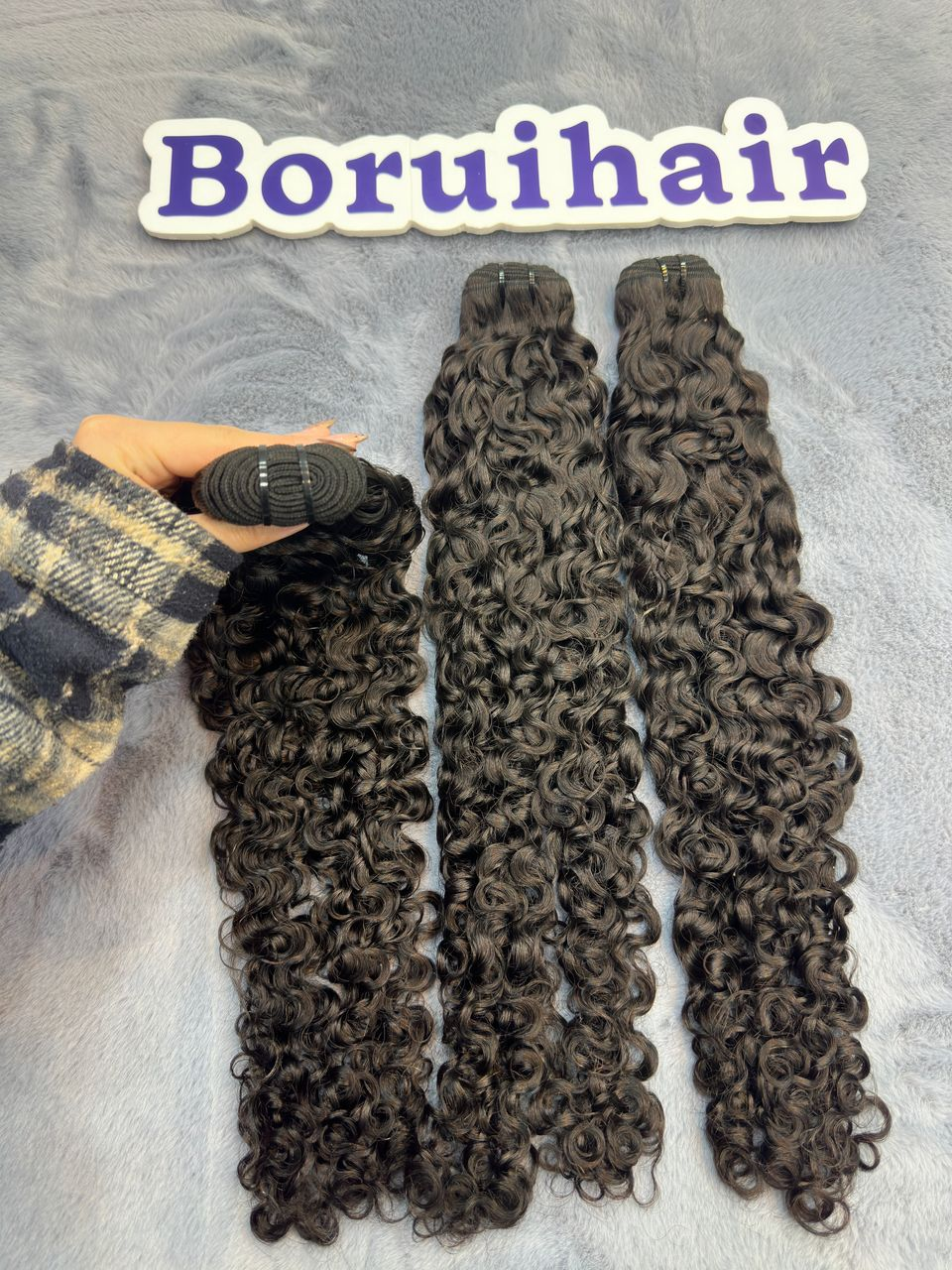 4PCS Burmese Curly B Top Vrigin Hair Bundles | 12–30 Inch | Boruihair | 100% Human Hair