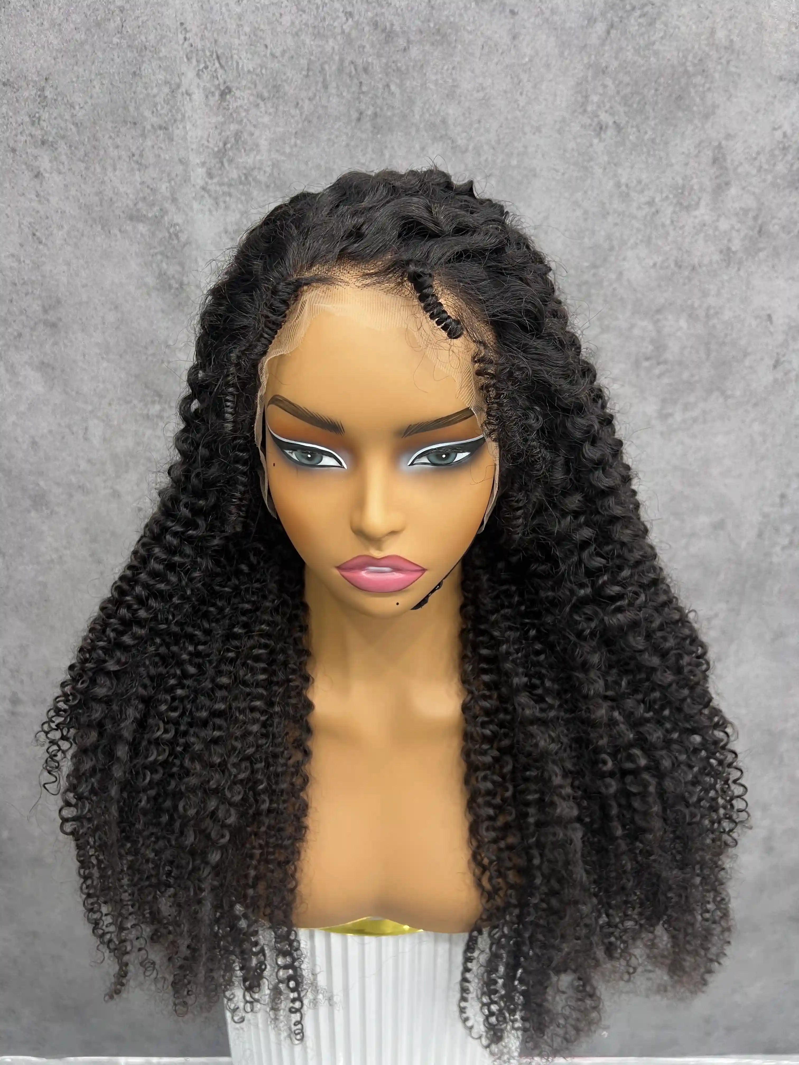 Kinky Curly 250% Density HD Lace Wig | 13x4, 13x6 Frontal | 100% Human Hair | Boruihair
