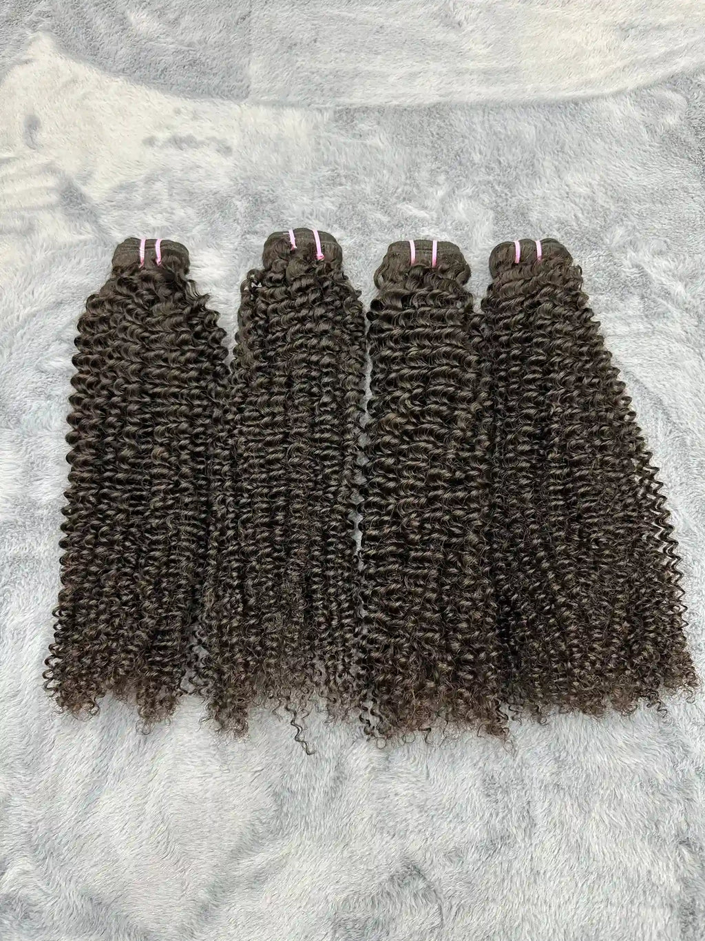 4PCS Kinky Curly Top Vrigin Hair Bundles | 12–30 Inch |Boruihair | 100% Human Hair