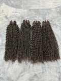 4PCS Kinky Curly Top Vrigin Hair Bundles | 12–30 Inch |Boruihair | 100% Human Hair