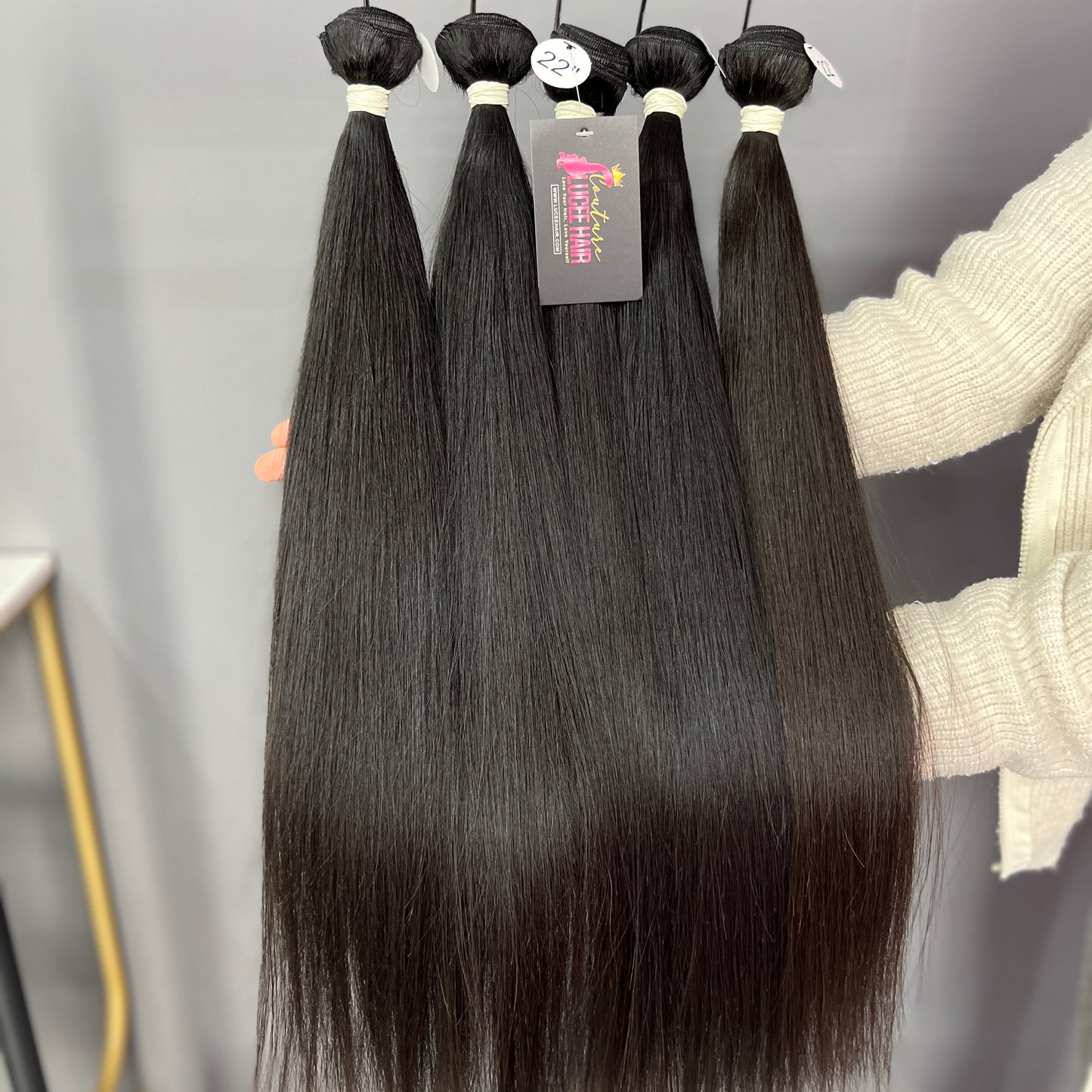 Luceehair 3/4 PCS Top Raw hair Bundles Deals Straight