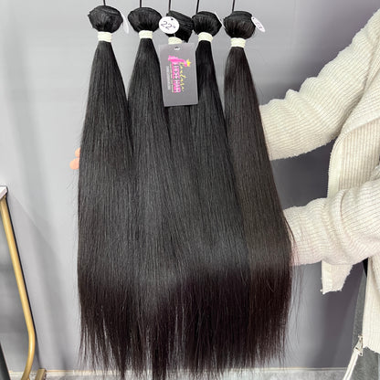 Luceehair 3/4 PCS Top Raw hair Bundles Deals Straight