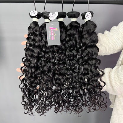 Luceehair 3/4 PCS Top Raw hair Bundles Deals Water Wave