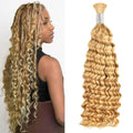 #P27/613 Blonde Ombre Bohemian Human Hair For Braiding BORUIHAIR