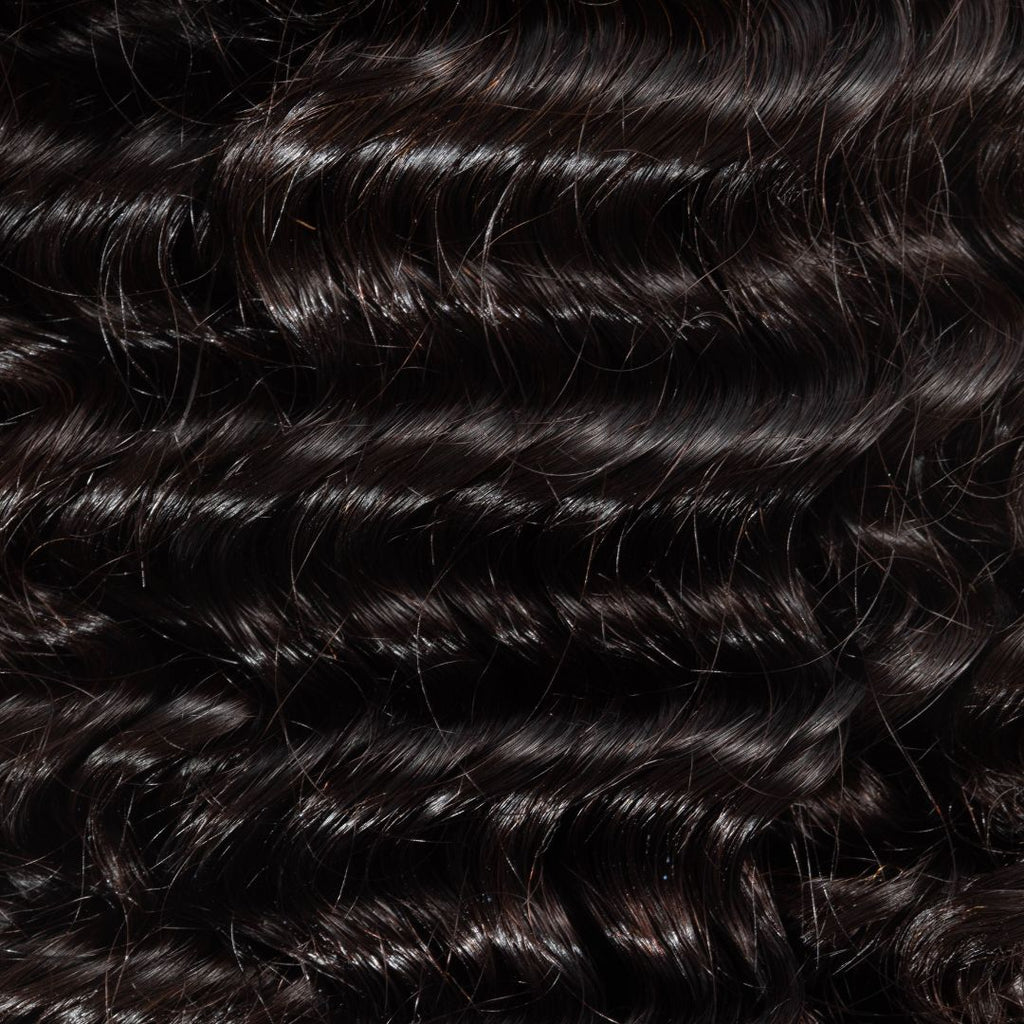 Deep Wave Lace 13x4 Frontal | 12–22"| 100% Human Hair | Transparent & HD Lace | Boruihair