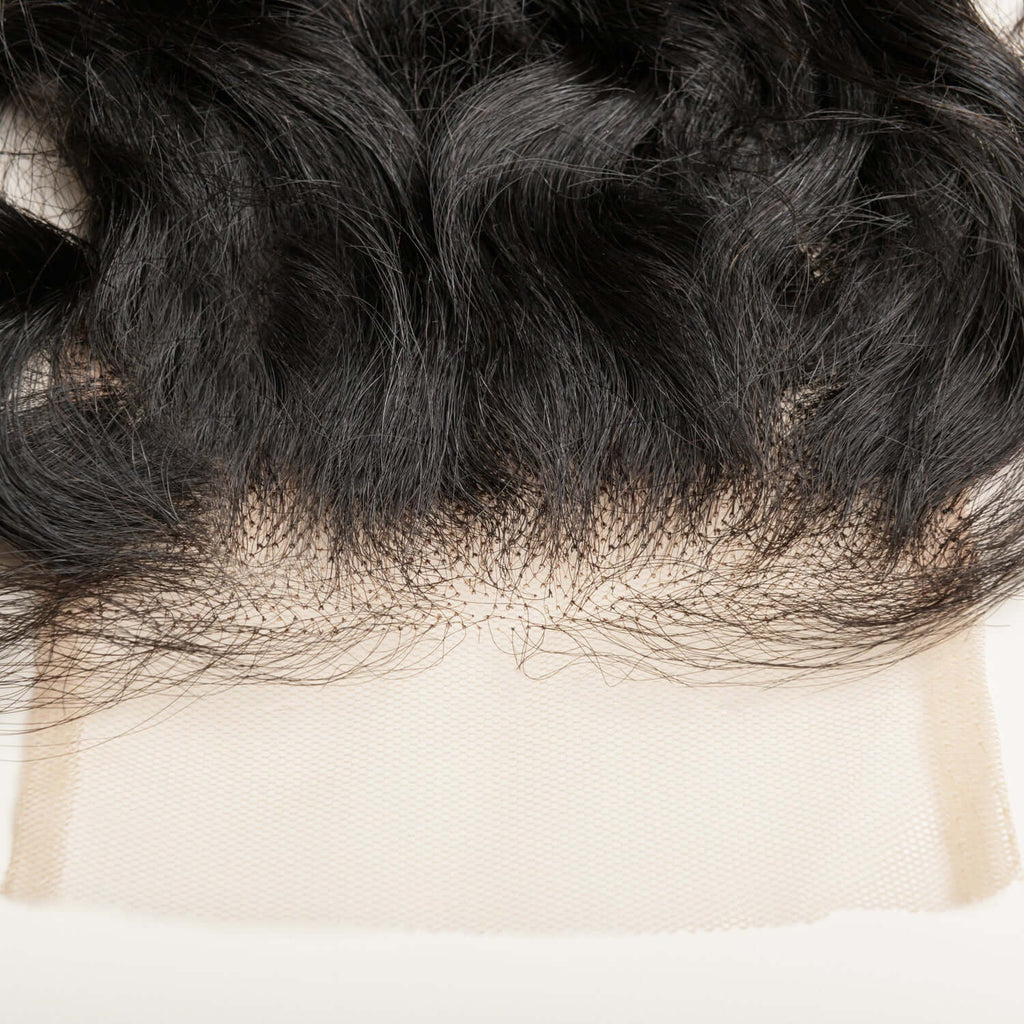 Natural Wave Lace 4x4 & 5x5 Closures | 12–22"| 100% Human Hair | Transparent & HD Lace | Boruihair