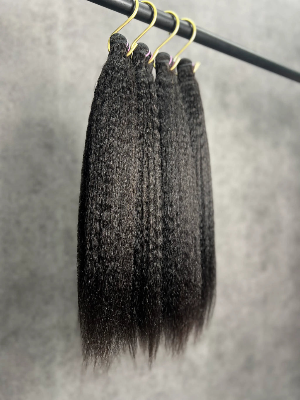 4PCS Kinky Straight Top Vrigin Hair Bundles | 12–30 Inch | Boruihair | 100% Human Hair