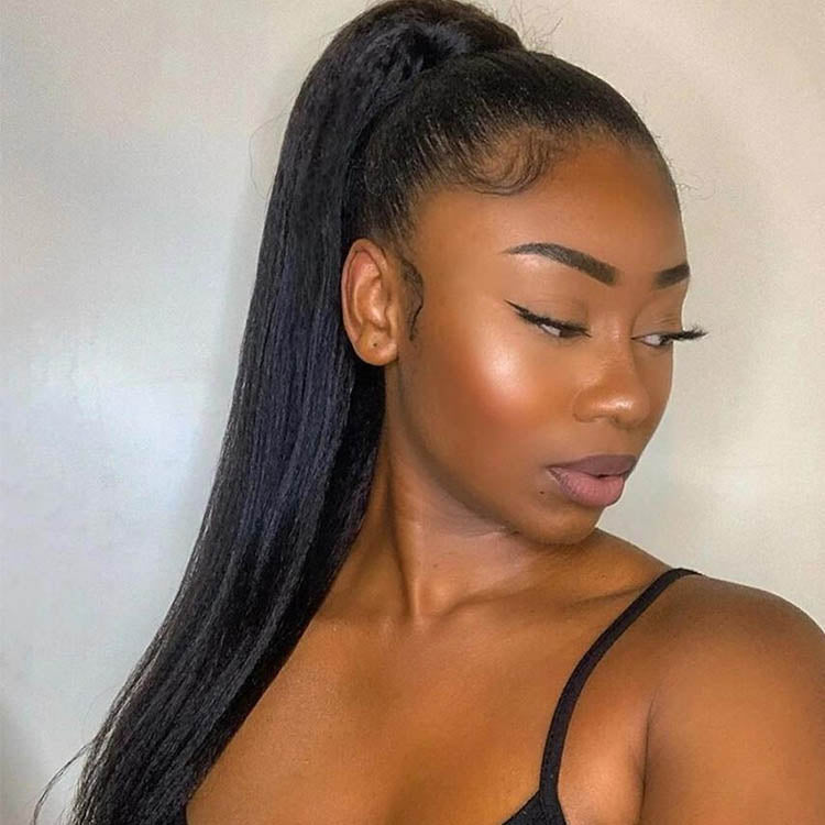 Straight | Virgin Hair | Wear & Go Half Wig | 3 In 1 Wig No Glue Half Wig | 100% Human Hair