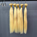 12A 3PCS 613 Blonde Straight Hair Bundles 100% Human Hair