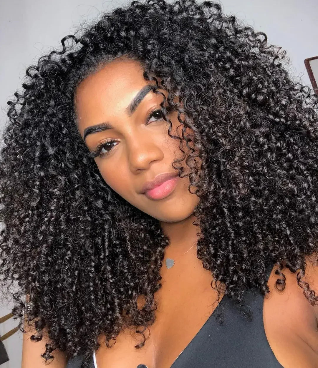 250% Density Boruihair SDD Pixie Curly Glueless Pre‐Plucked Human Hair Wigs| V‐Part & U‐Part Options | 100% Human Hair