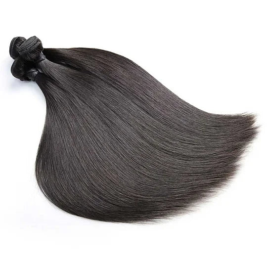 Straight 3PCS Bundles & 1PC 13x6 Lace Frontal | Transparent & HD Lace | 100% Human Hair | Top Virgin Hair