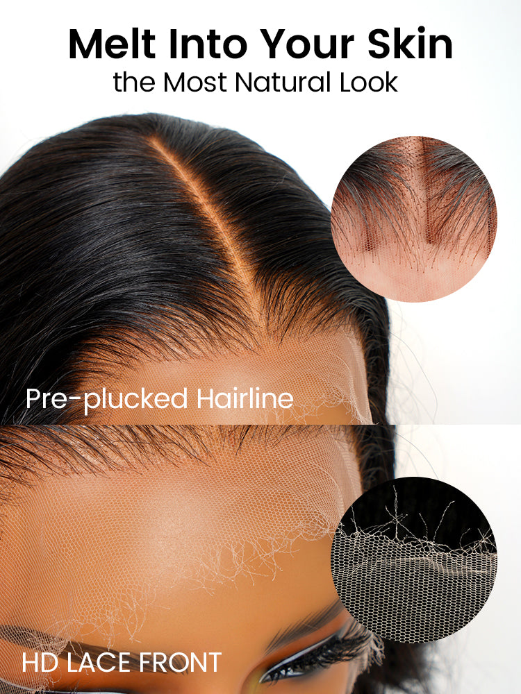 250% HD Lace Frontal Wigs Burmese Curly Undetectable Lace Front Wigs Human Hair