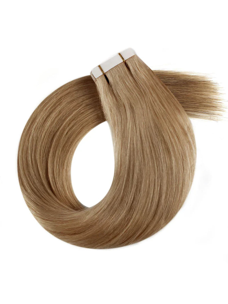 #8 Straight Tape in Hair  Extensions 20pcs 50g/pack Seamless Skin Weft Hair | 100% Human Hair | BORUIHAIR