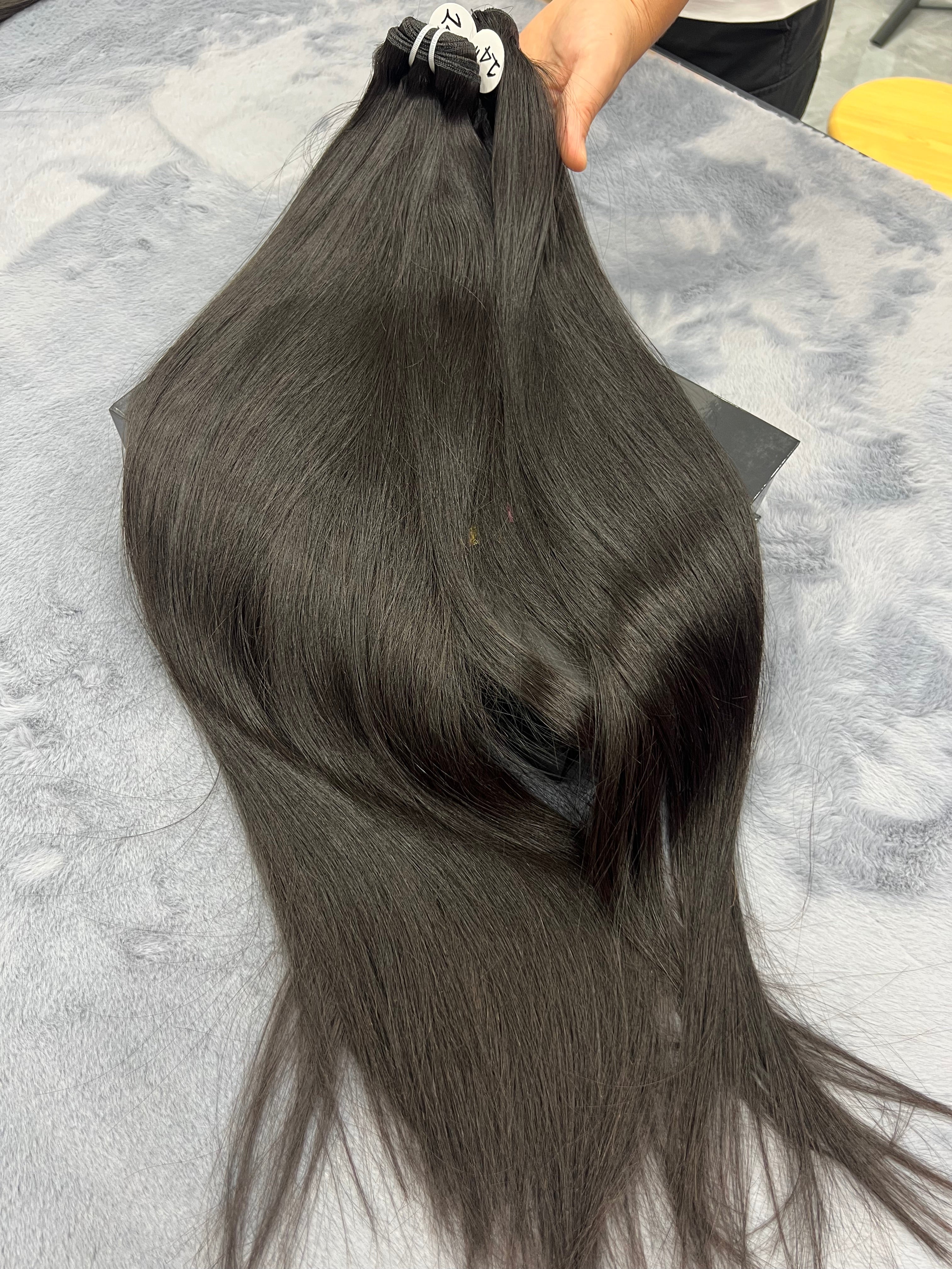 3PCS Straight Top Raw Hair Bundles | 12–30 Inch | Boruihair | 100% Human Hair