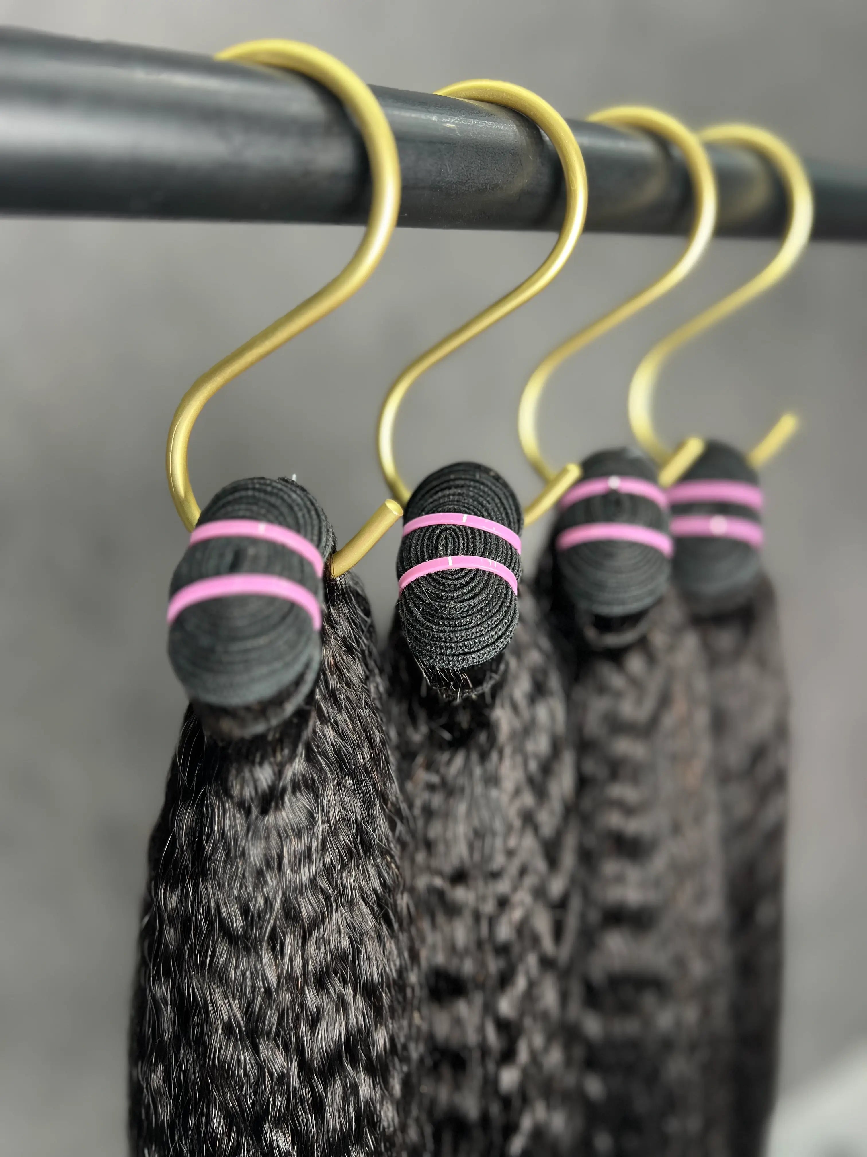 4PCS Kinky Straight Top Vrigin Hair Bundles | 12–30 Inch | Boruihair | 100% Human Hair