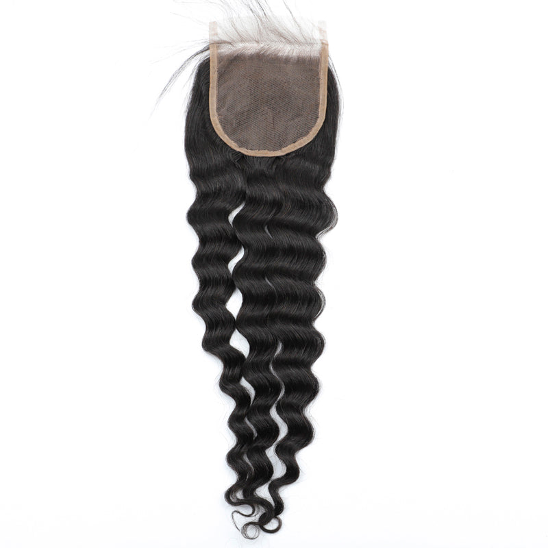 Natural Wave 4PCS Bundles & 1PC Closure or Frontal – 5x5, 13x4 & 13x6 | 100% Human Hair | Transparent Lace Wig | Boruihair
