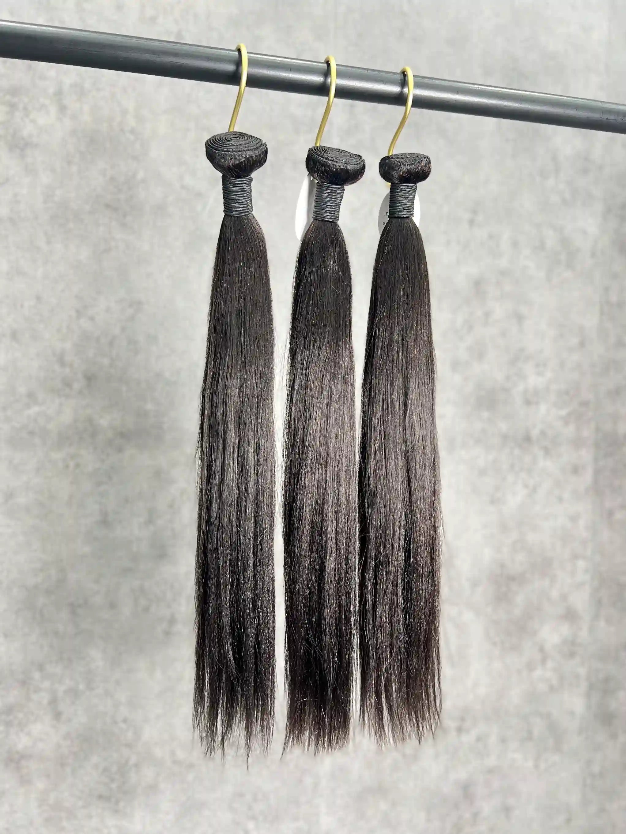 3PCS Yaki Straight Top Virgin Hair Bundles | 12–30 Inch |  Boruihair |  100% Human Hair
