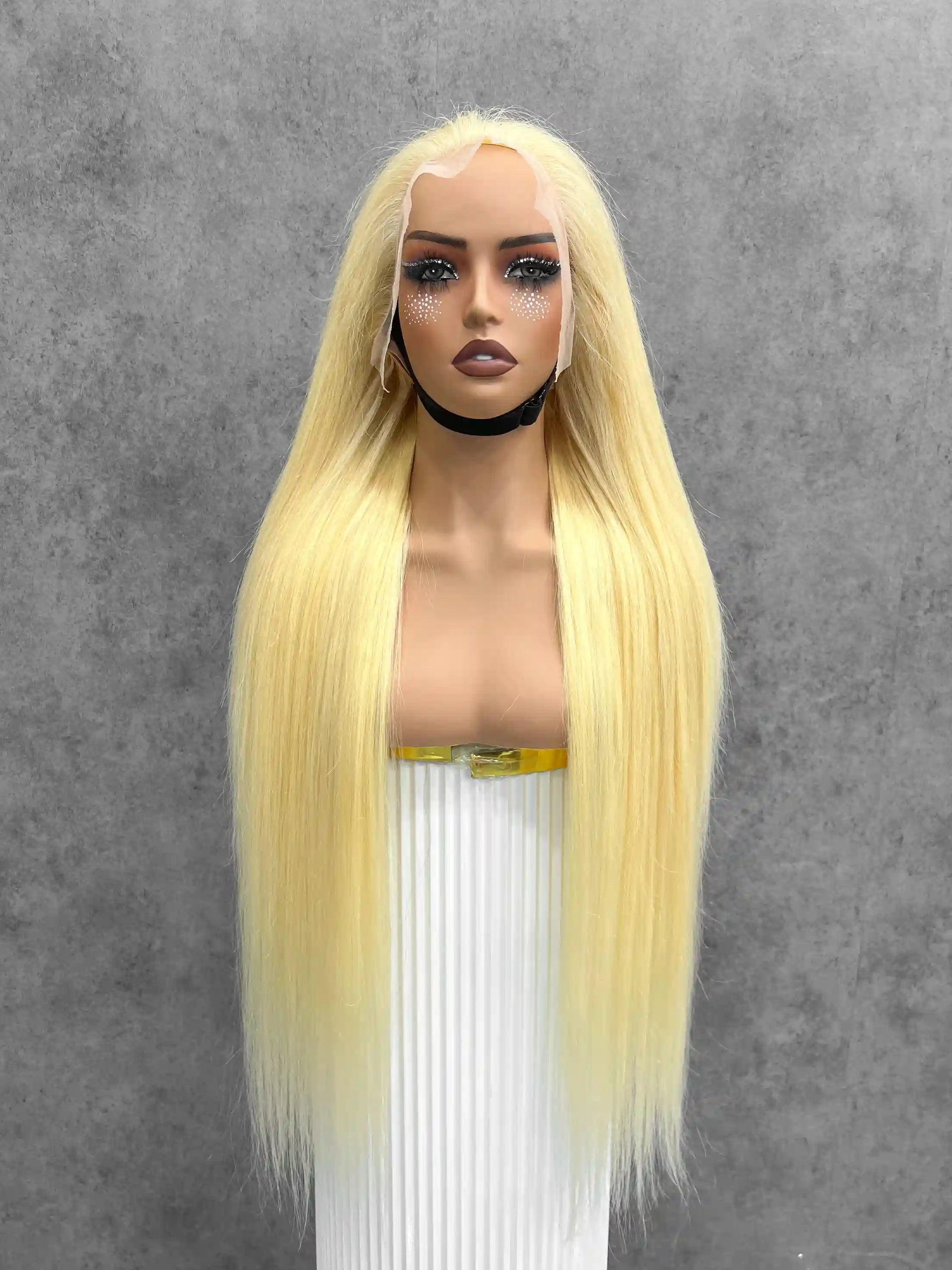 250% Top Raw Hair Blonde 613# Straight HD Lace Color Wig | 13x4,13x6 Frontal | 100% Human Hair | Boruihair