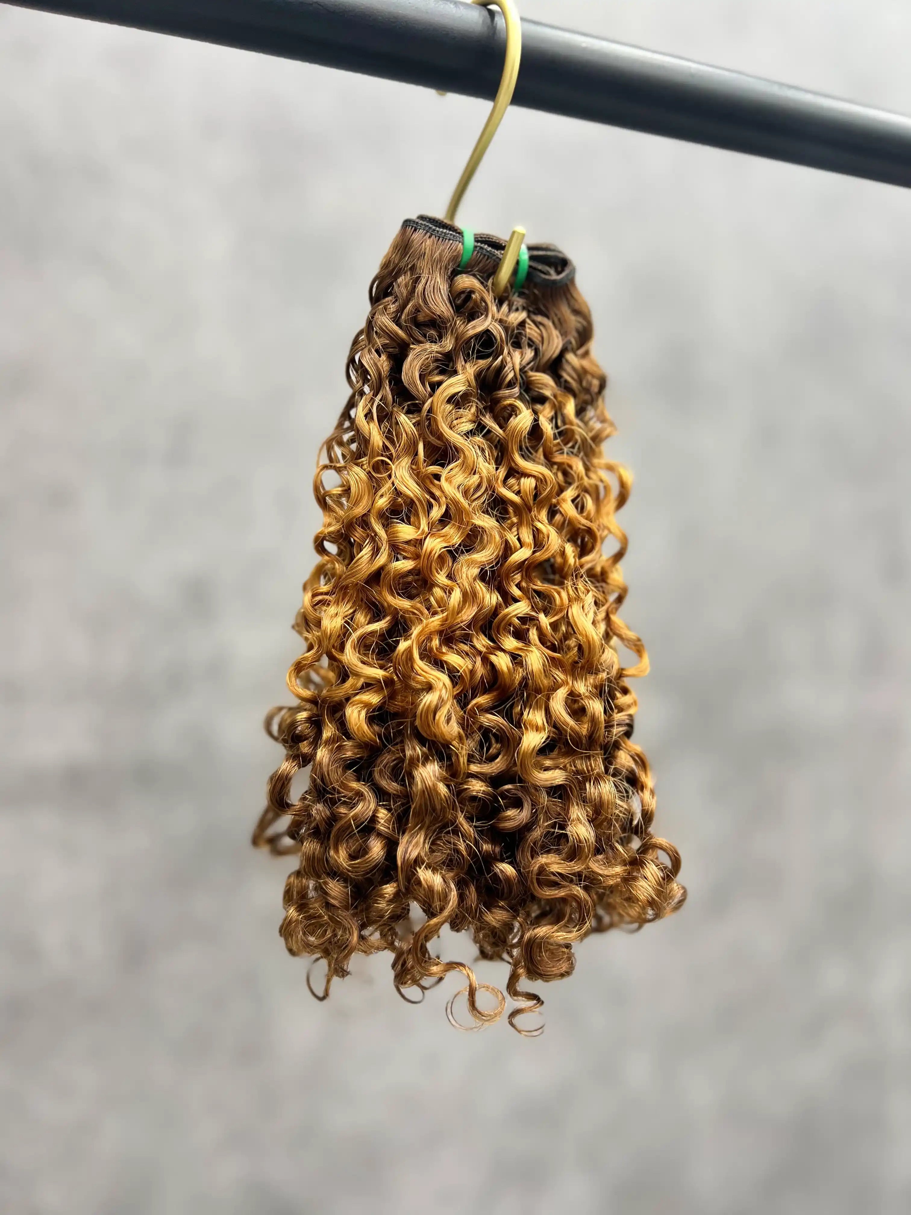1PC Color T4/27 Pixie Curly SDD Hair Bundles | 12–30 Inch | Boruihair | 100% Human Hair