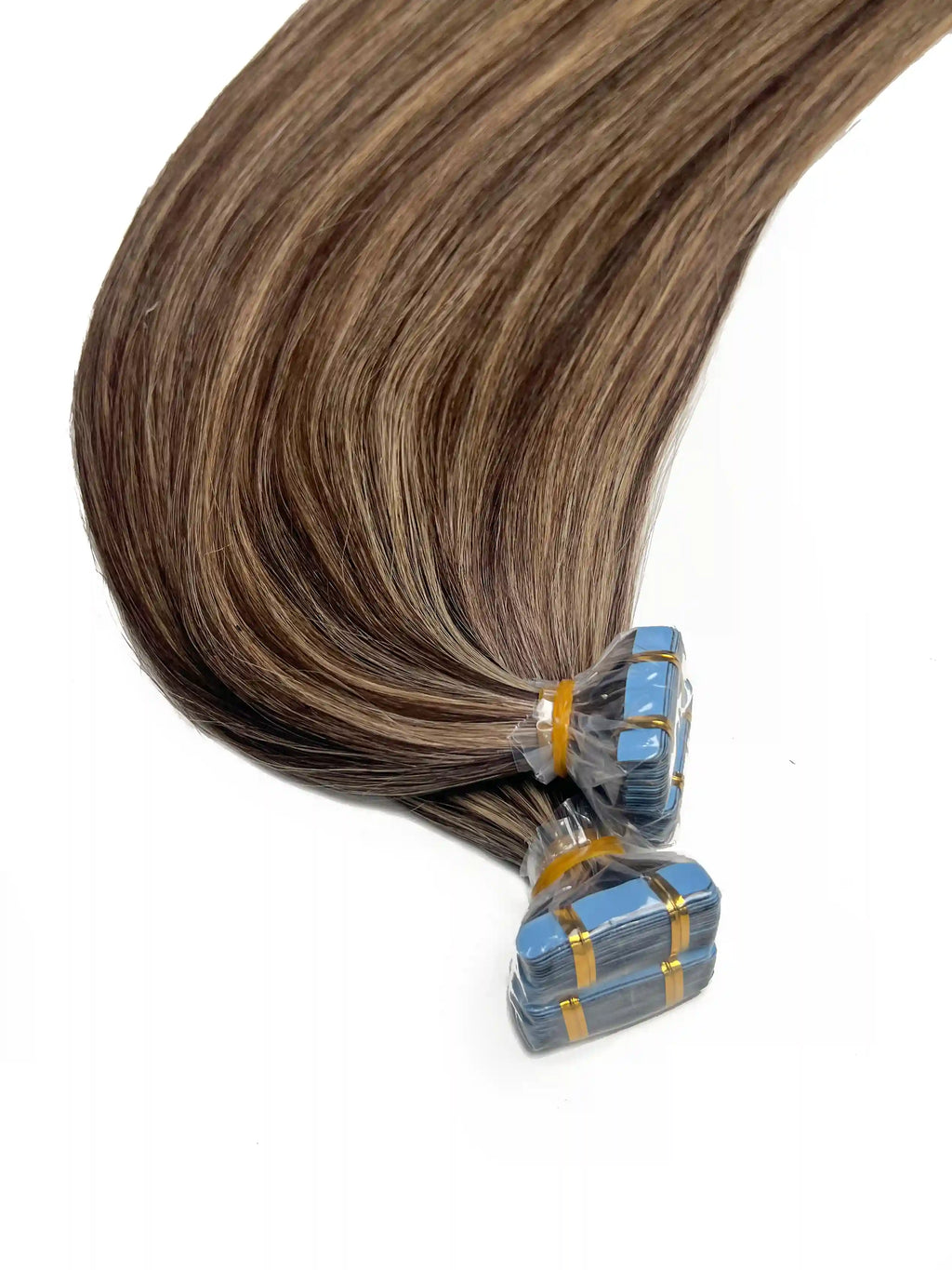 Ombre P4/27 Tape in Hair Extensions 20pcs 50g/pack Seamless Skin Weft Hair | 100% Human Hair | BORUIHAIR