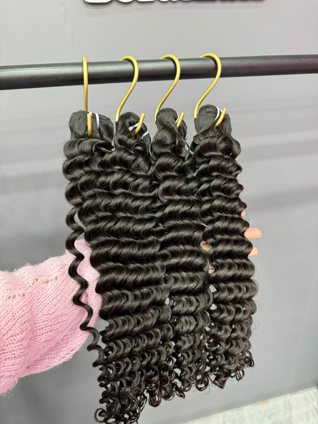 Deep Wave 4PCS Bundles & 1PC 13x4 Lace Frontal | Transparent & HD Lace | 100% Human Hair | Top Virgin Hair