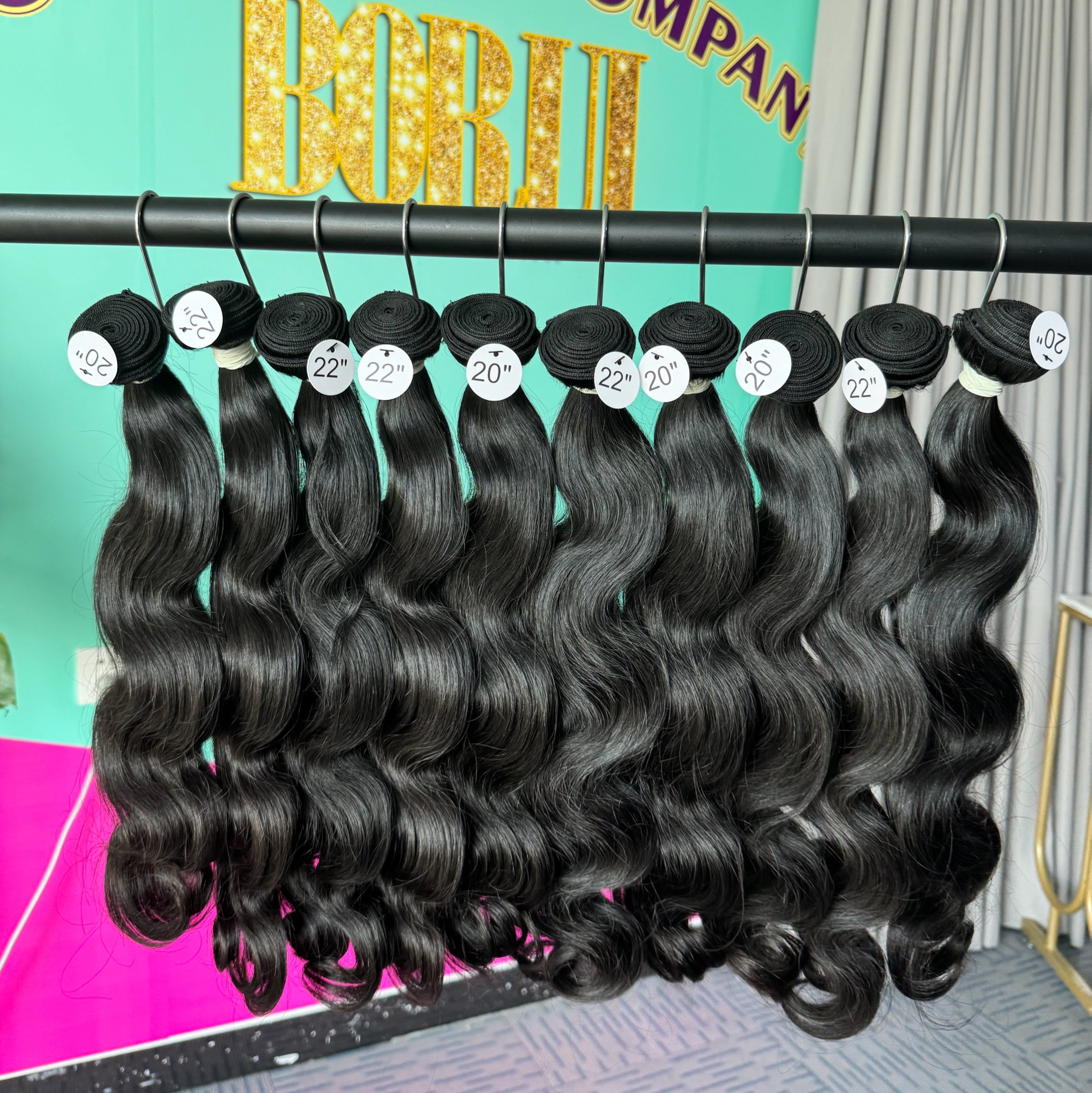 4PCS Body Wave Top Raw Hair Bundles 100% human hair