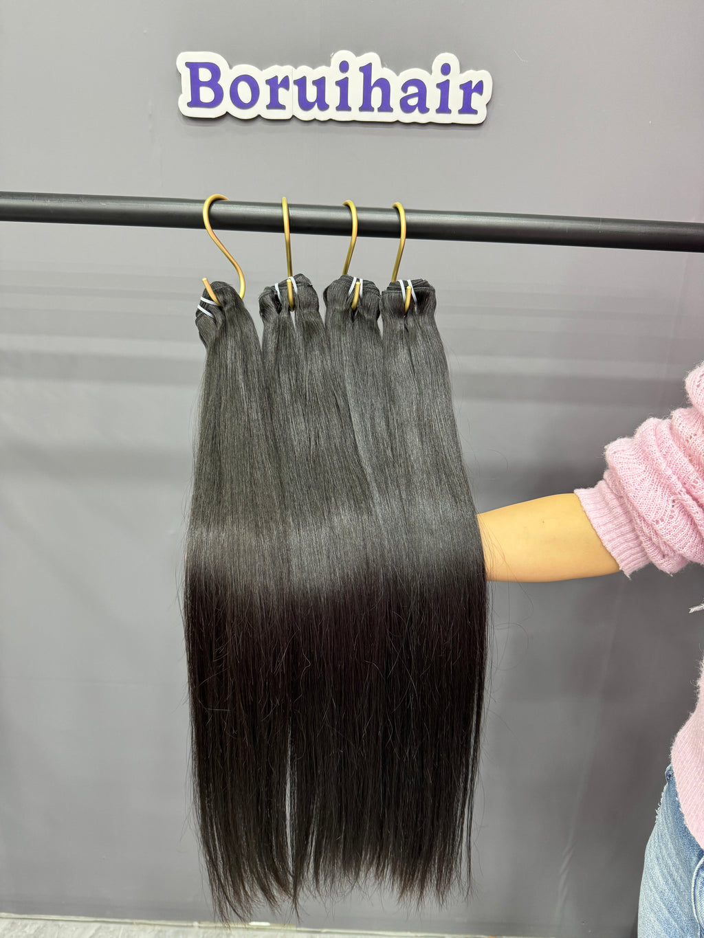 4PCS Straight Top Raw Hair Bundles | 12–40 Inch |  Boruihair | 100% Human Hair
