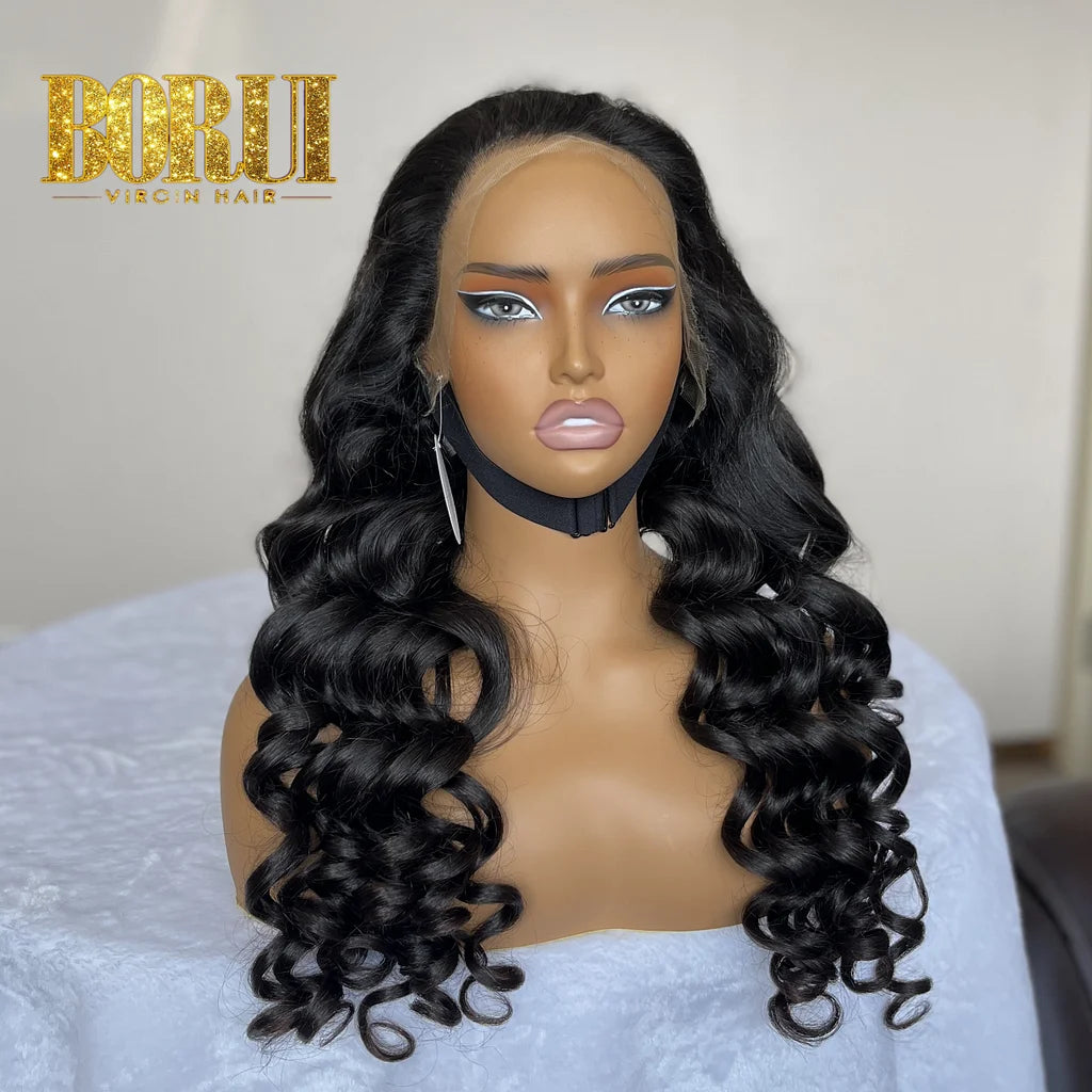 Bleach Knots 13x6 Loose Wave Glueless Lace Wig | HD Lace & Transparent Lace | 200% & 250% Density | Boruihair 100% Human Hair
