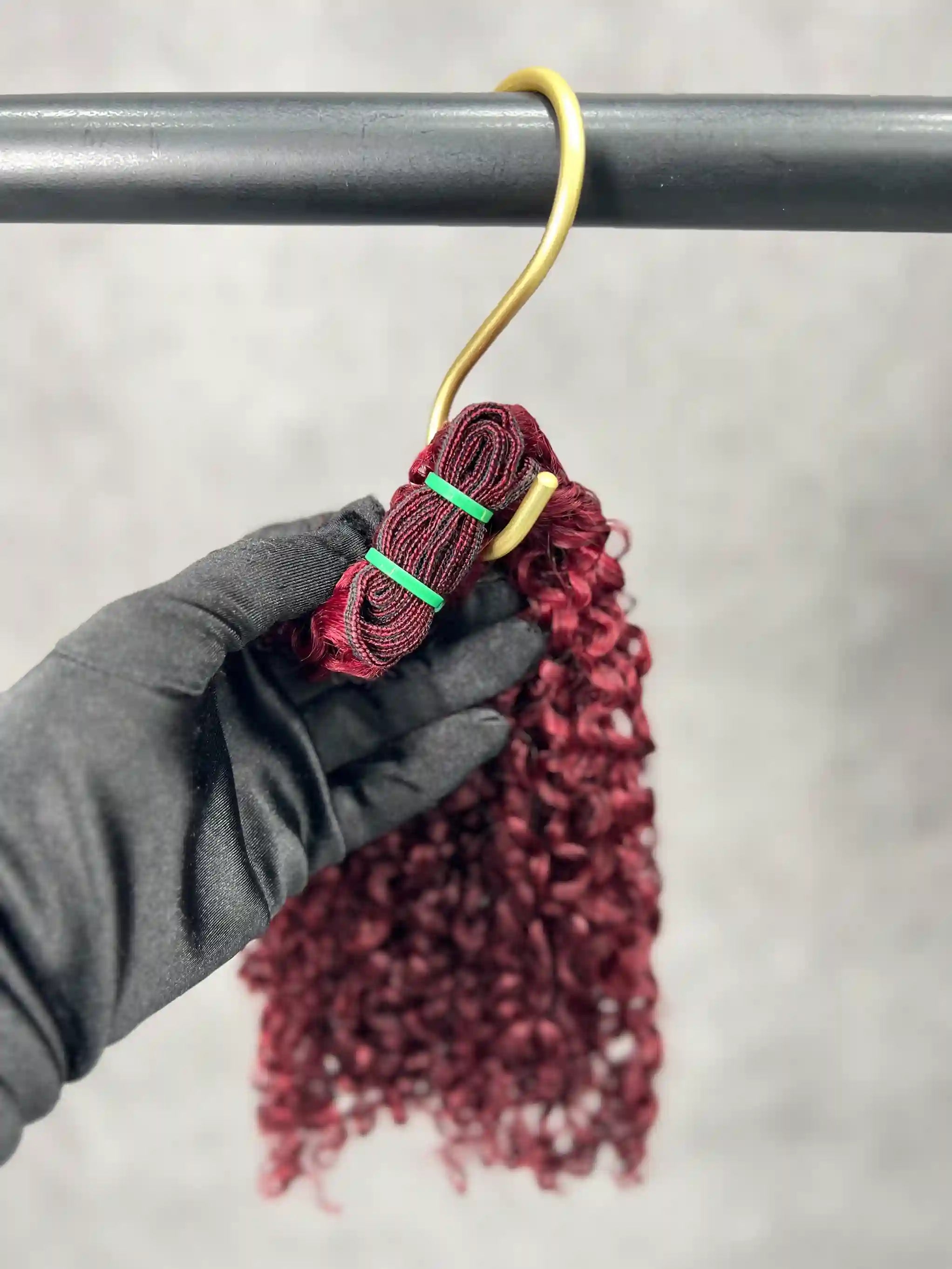 1PC Color 99J Pixie Curly SDD Hair Bundles | 12–30 Inch | Boruihair | 100% Human Hair