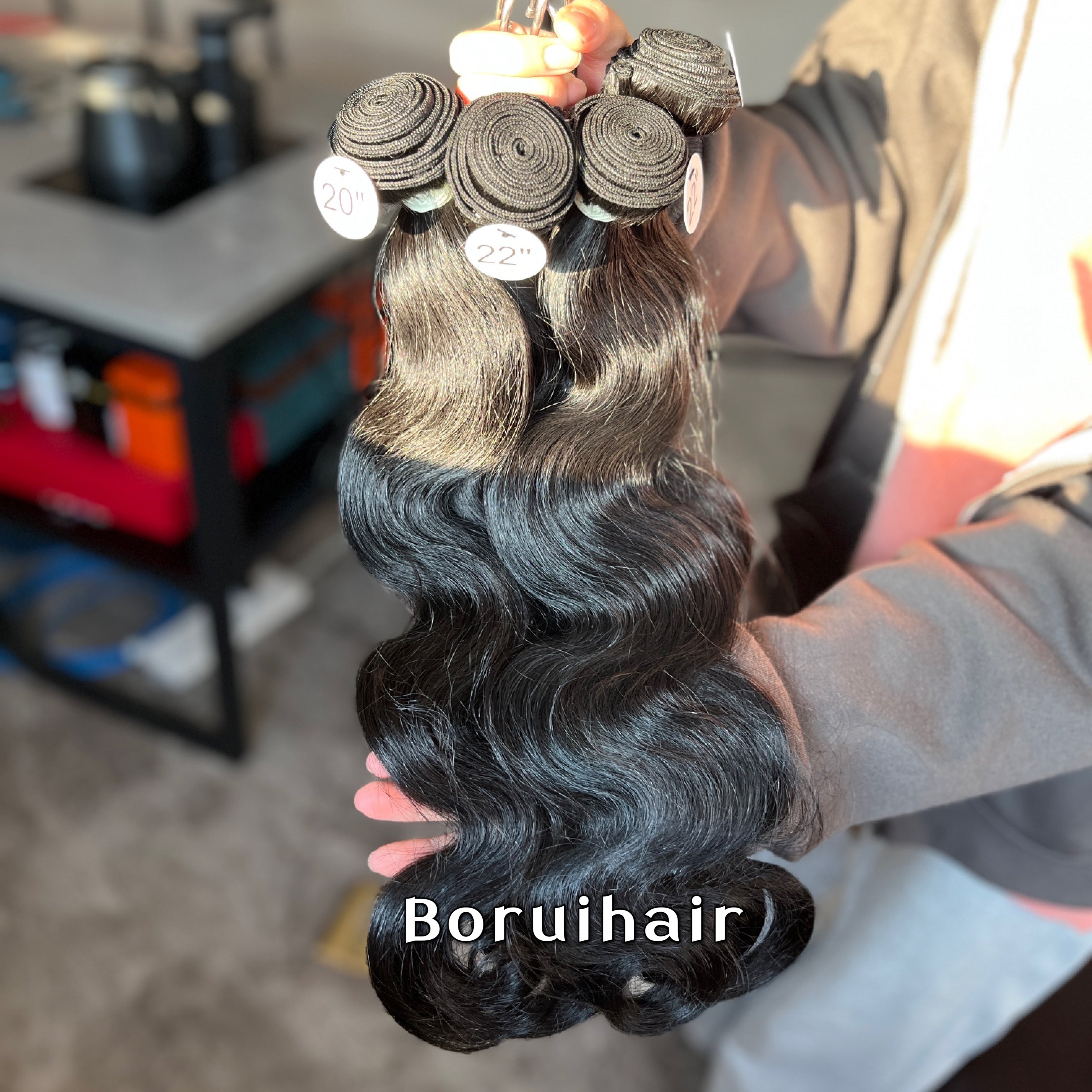 Body Wave 4PCS Bundles & 1PC Closure or Frontal – 5x5, 13x4 & 13x6 | 100% Human Hair | Transparent Lace Wig | Boruihair