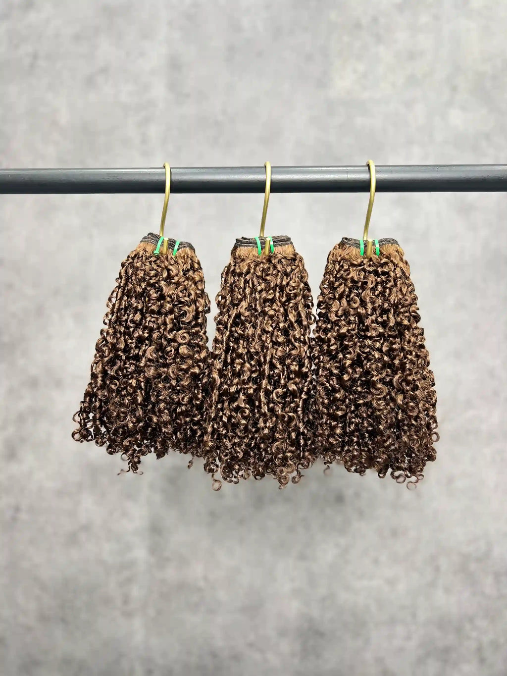 3PCS Super Double Drawn Color #4 Pixie Curly Hair Bundles | 12–30 Inch |  Boruihair | 100% Human Hair