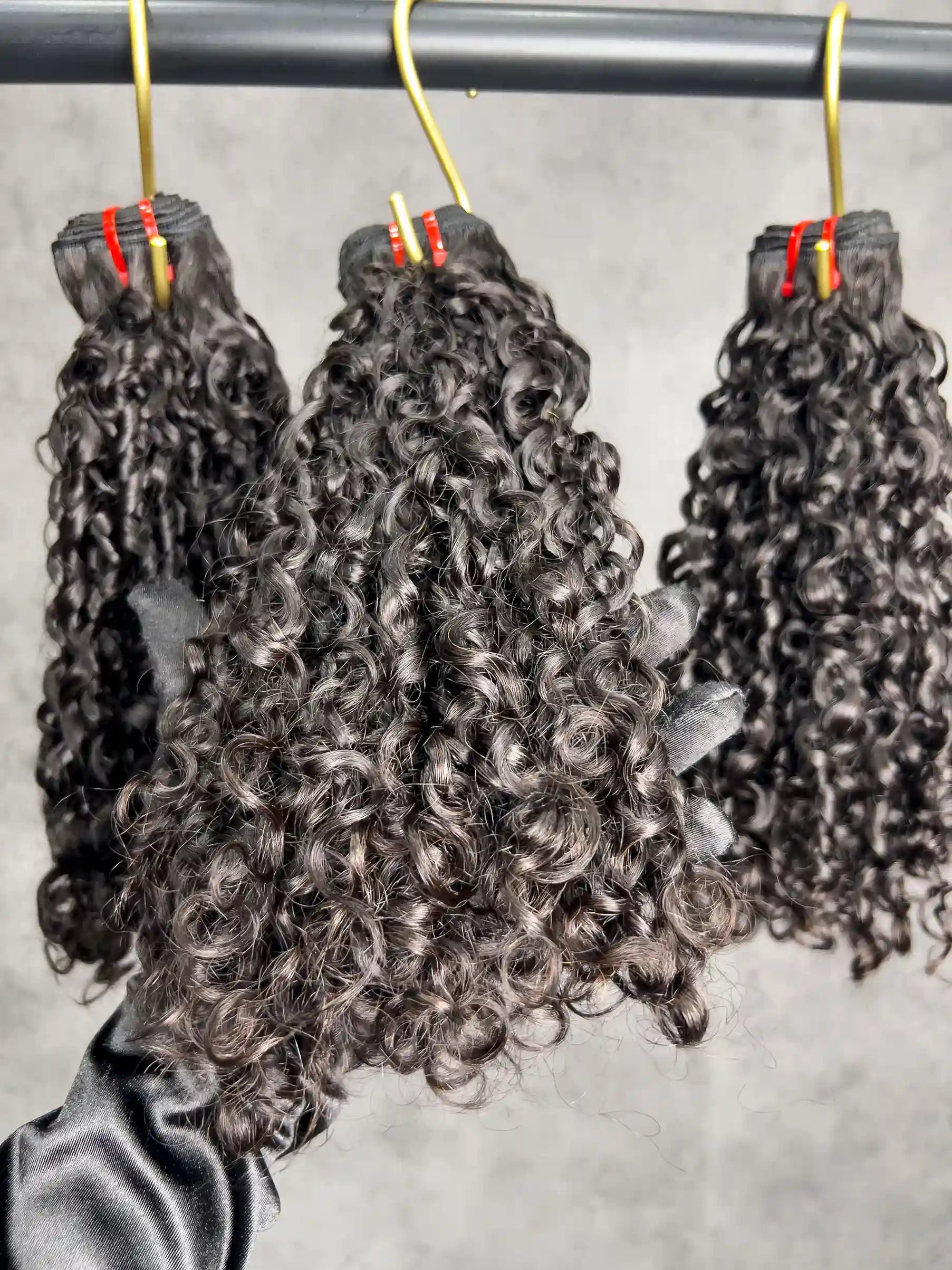 3PCS  Double Drawn Pixie Curly Large Curls Burmese Hair Bundles | 10–24 Inch | Boruihair | 100% Human Hair