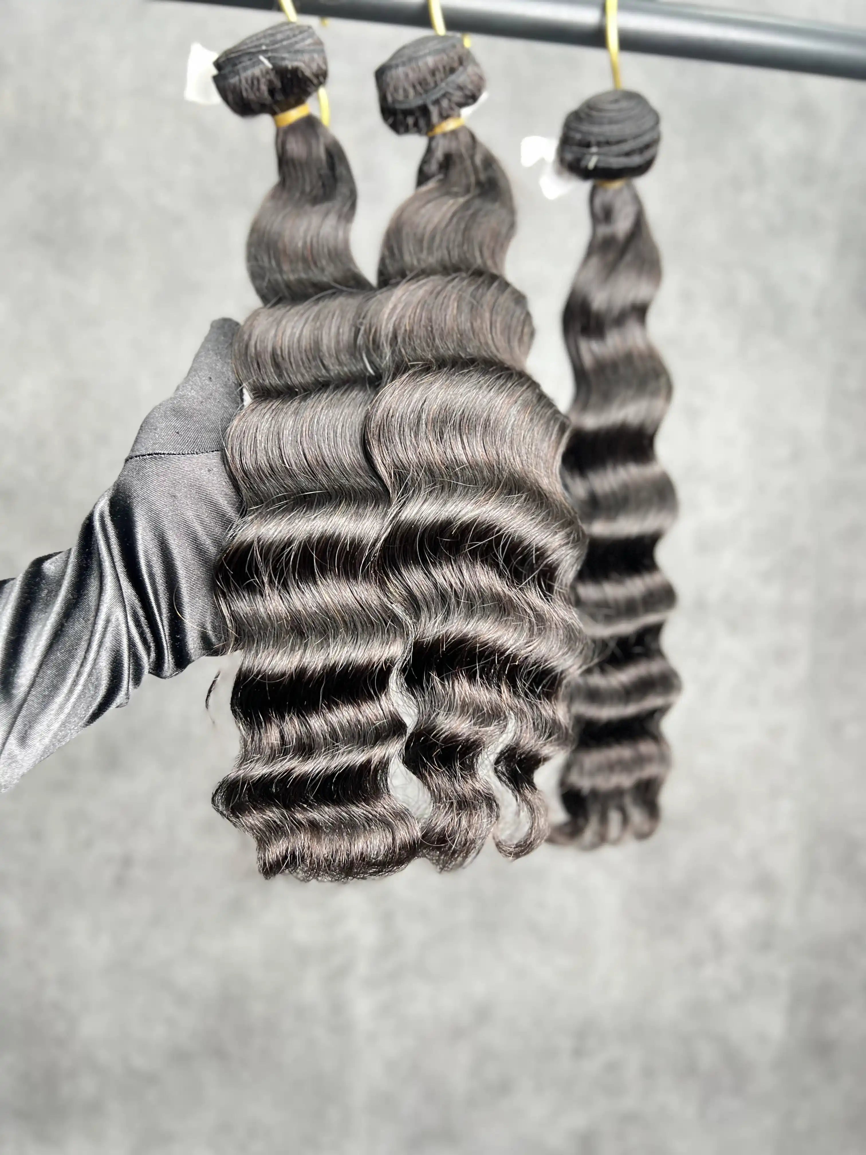 3PCS Indian wavy Top Virgin Hair Bundles | 12–30 Inch |  Boruihair |  100% Human Hair